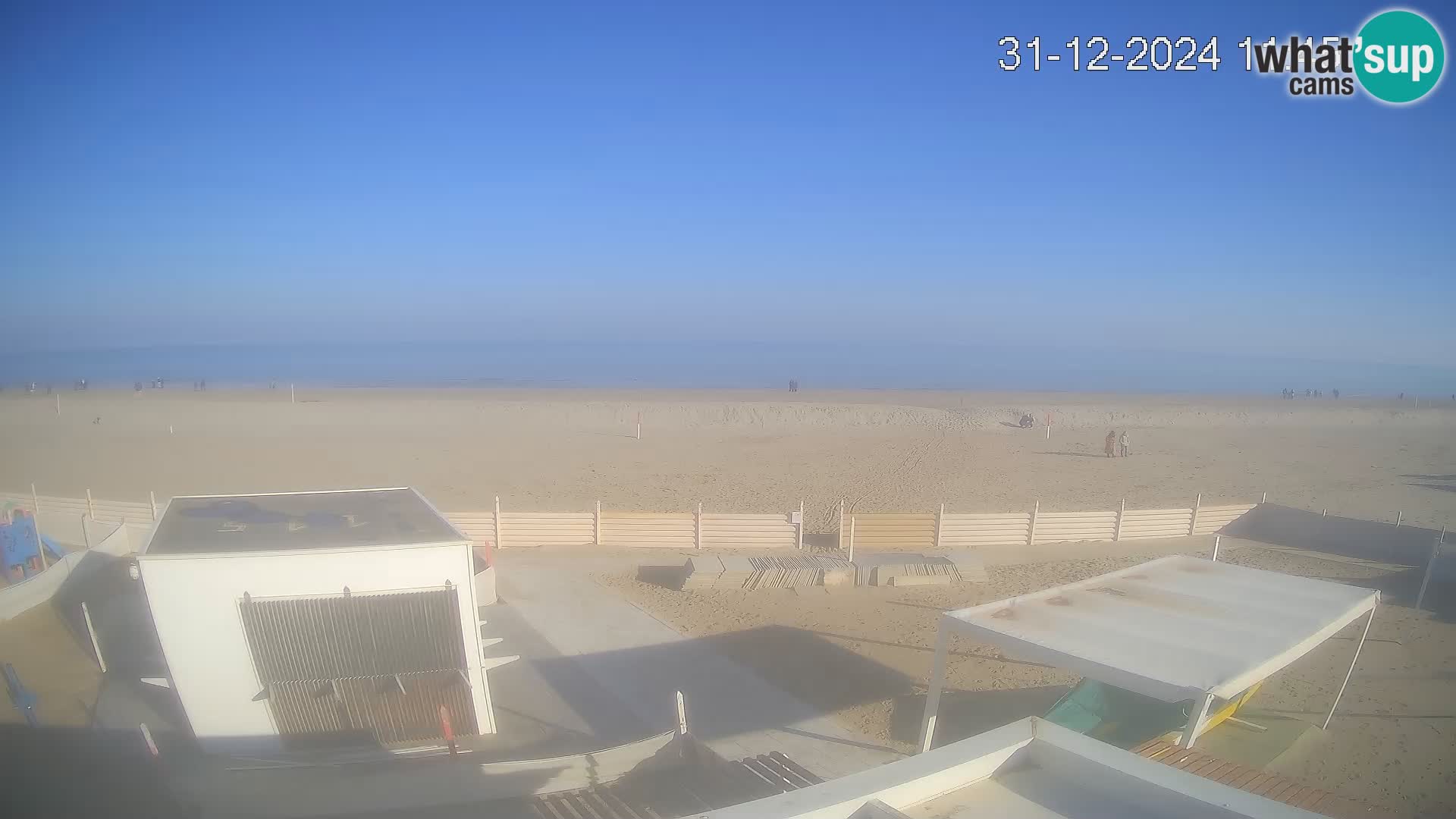 Live webcam Riccione Strand – Bagni Oreste spiaggia 115 – Italien