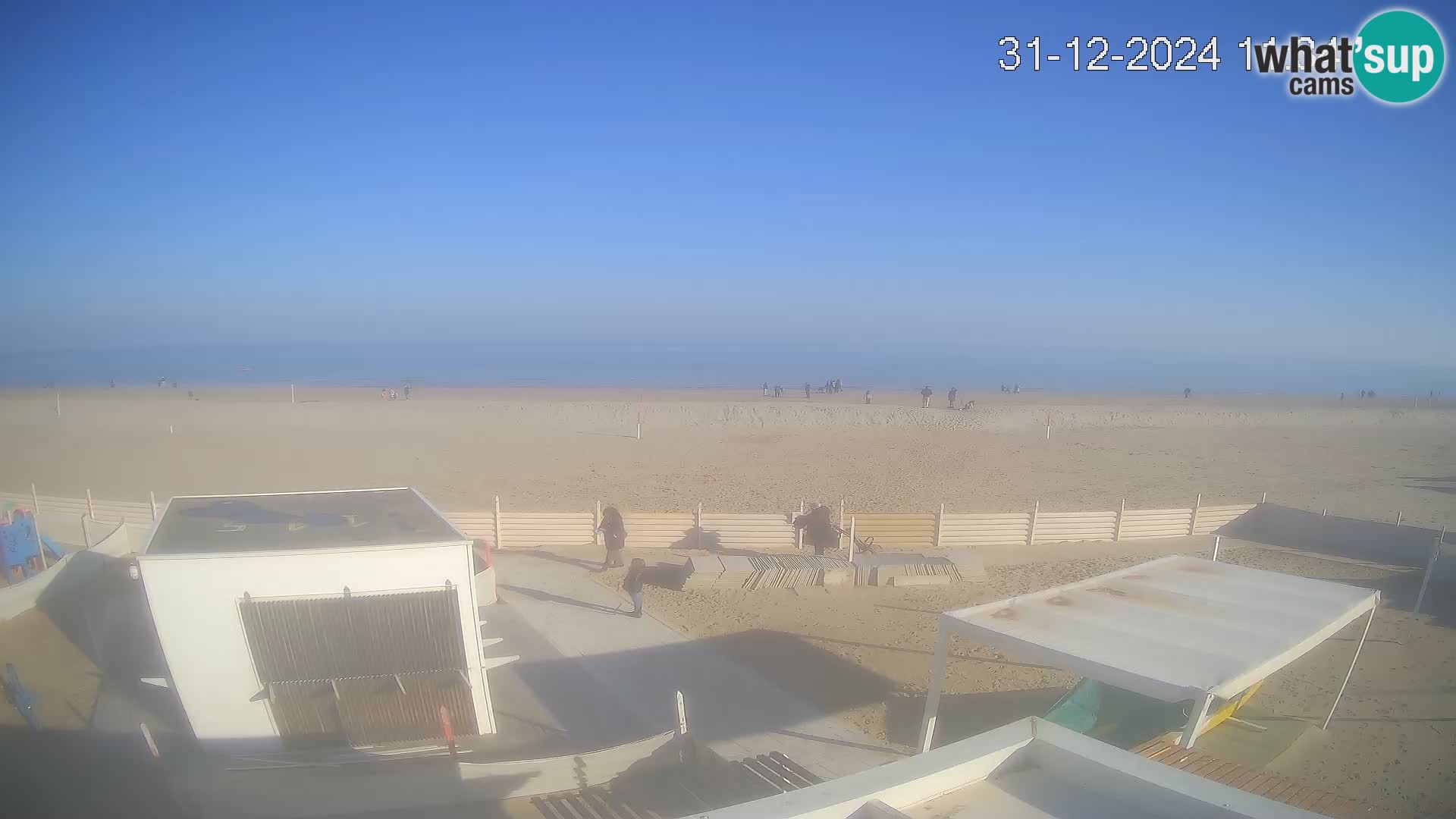 Webcam Riccione plage – Bagni Oreste spiaggia 115 – Italie