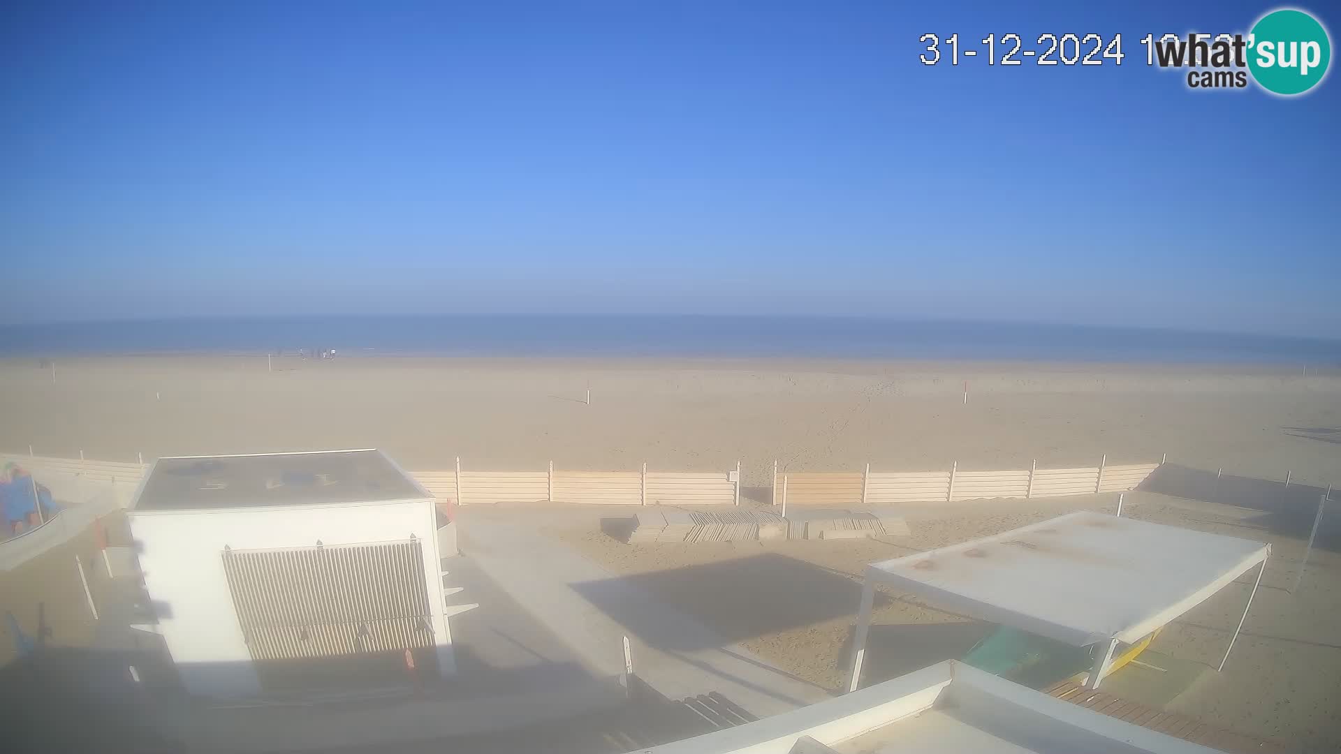 Webcam Riccione plage – Bagni Oreste spiaggia 115 – Italie