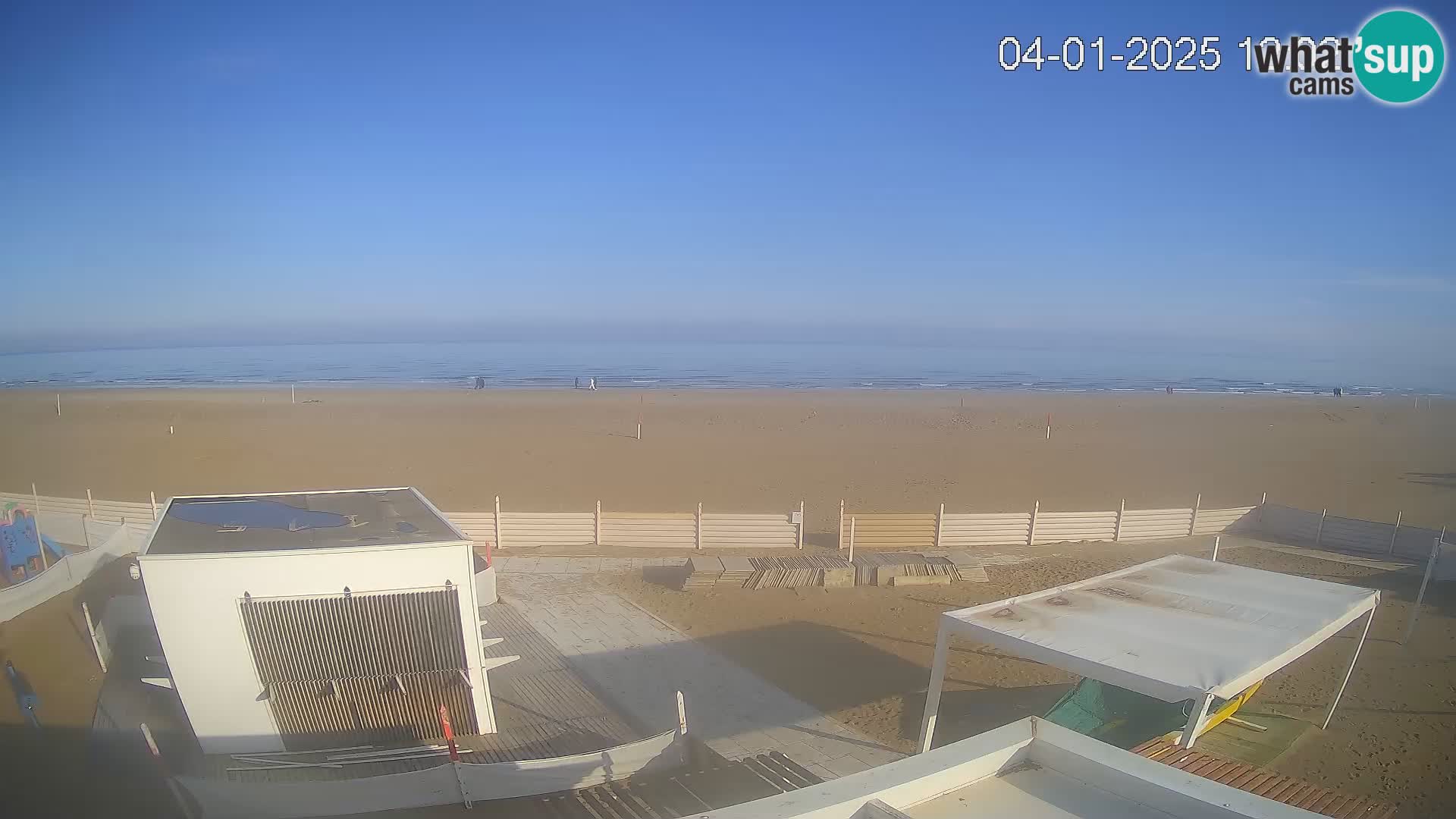 Webcam Riccione plage – Bagni Oreste spiaggia 115 – Italie