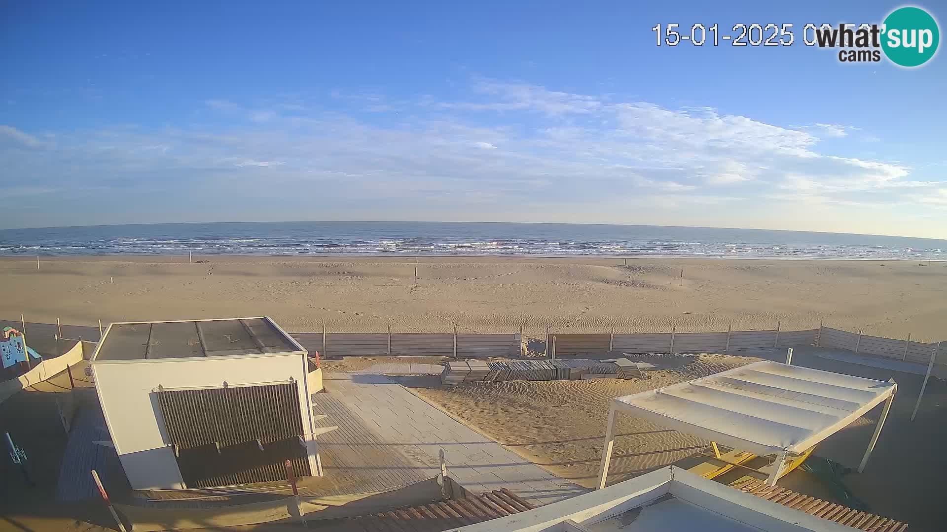 Live webcam Riccione beach – Bagni Oreste spiaggia 115