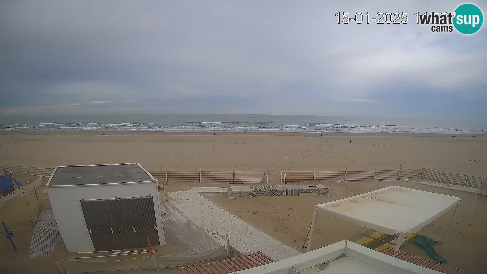 Webcam Riccione plage – Bagni Oreste spiaggia 115 – Italie