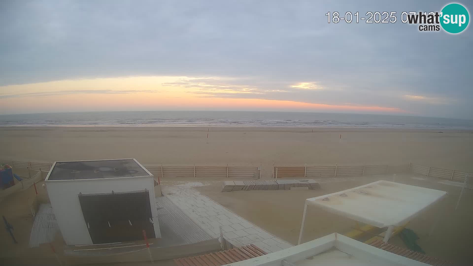 Camera en vivo playa Riccione – Bagni Oreste spiaggia 115 – Italia