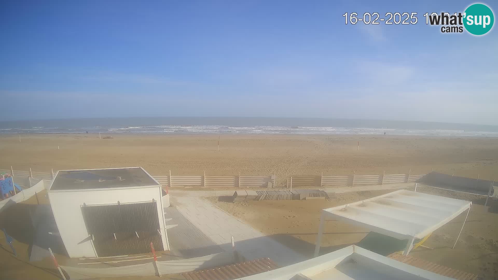 Webcam Riccione plage – Bagni Oreste spiaggia 115 – Italie