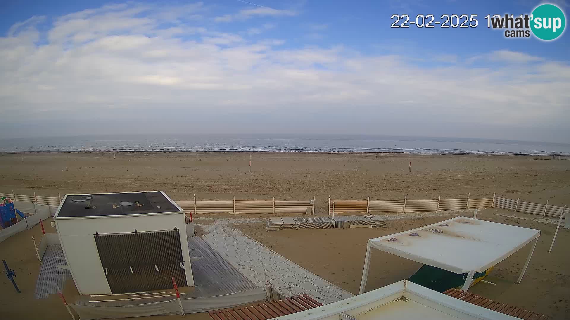 Live webcam Riccione – Bagni Oreste spiaggia 115