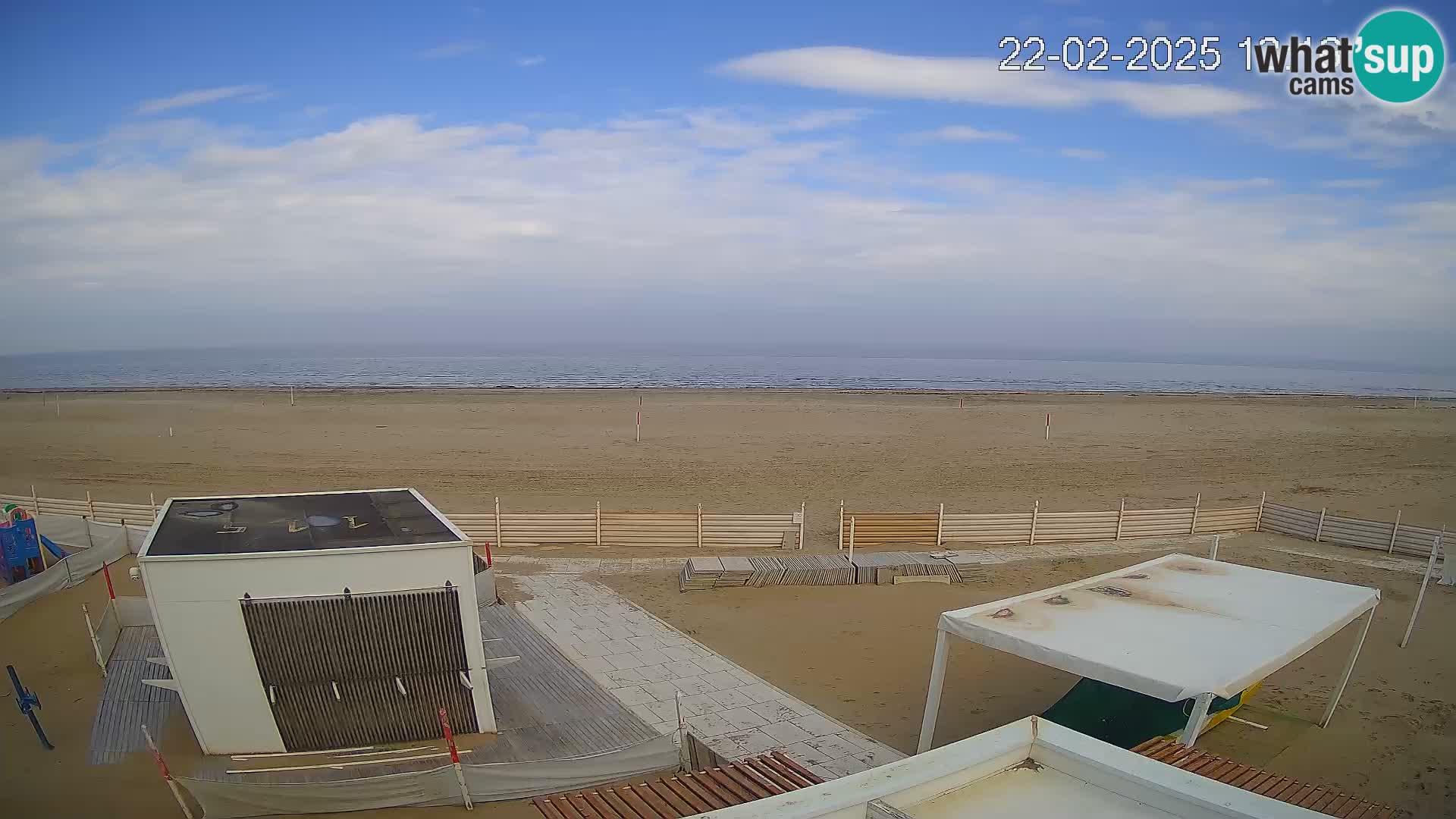 Live webcam Riccione – Bagni Oreste spiaggia 115