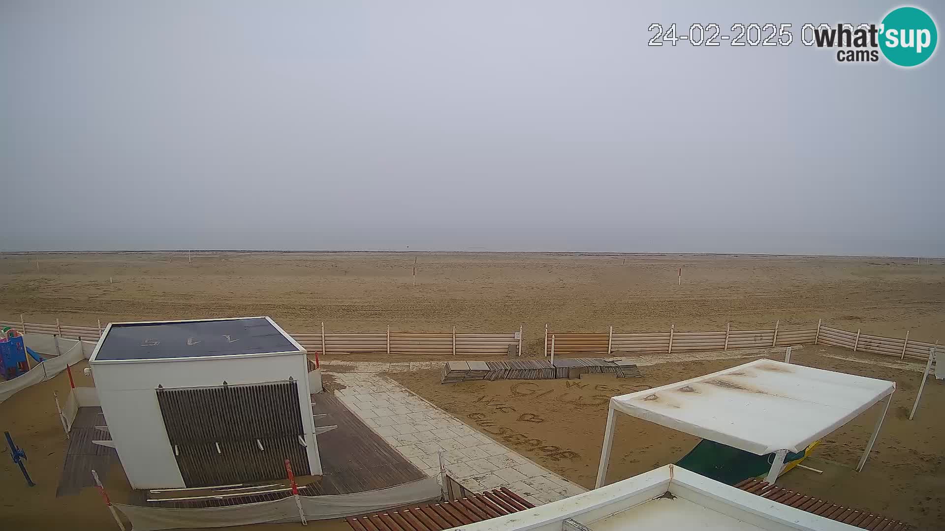 Webcam Riccione plage – Bagni Oreste spiaggia 115 – Italie