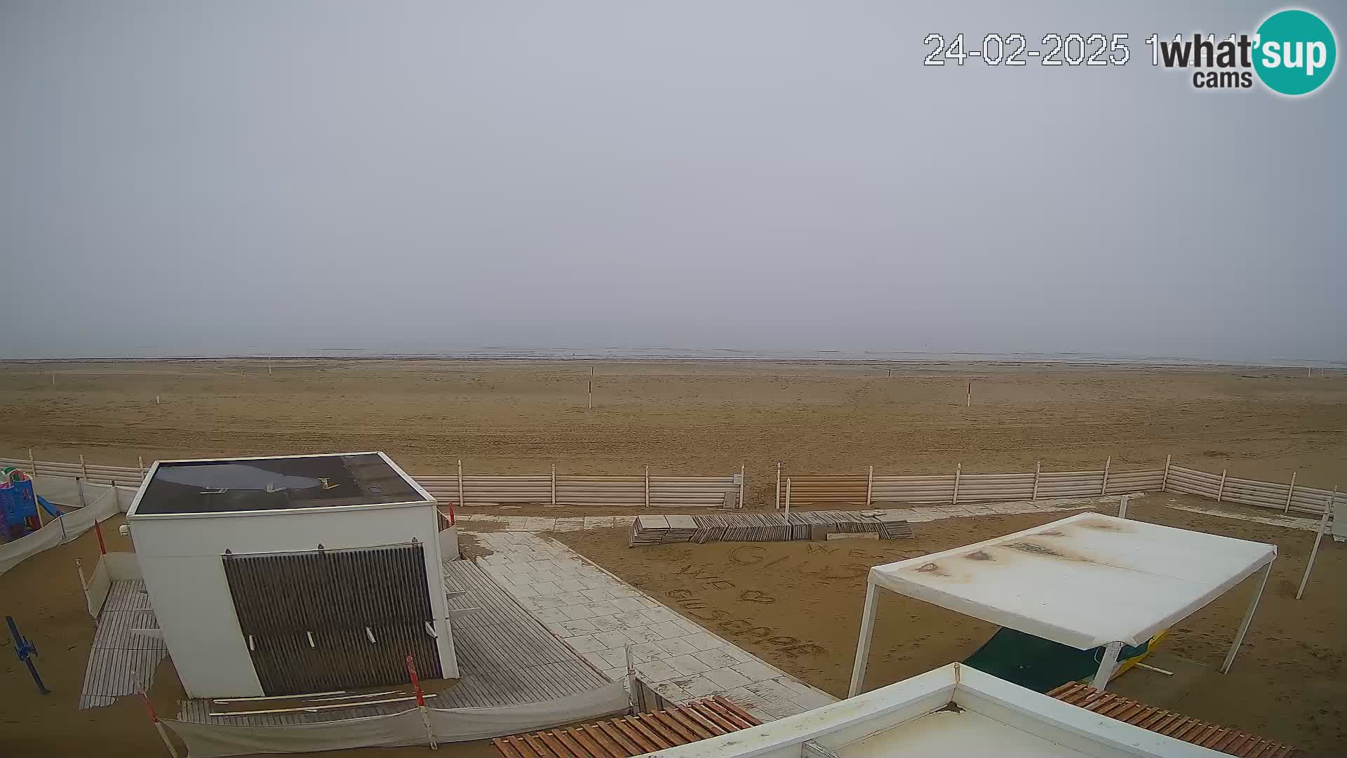 Live webcam Riccione Strand – Bagni Oreste spiaggia 115 – Italien