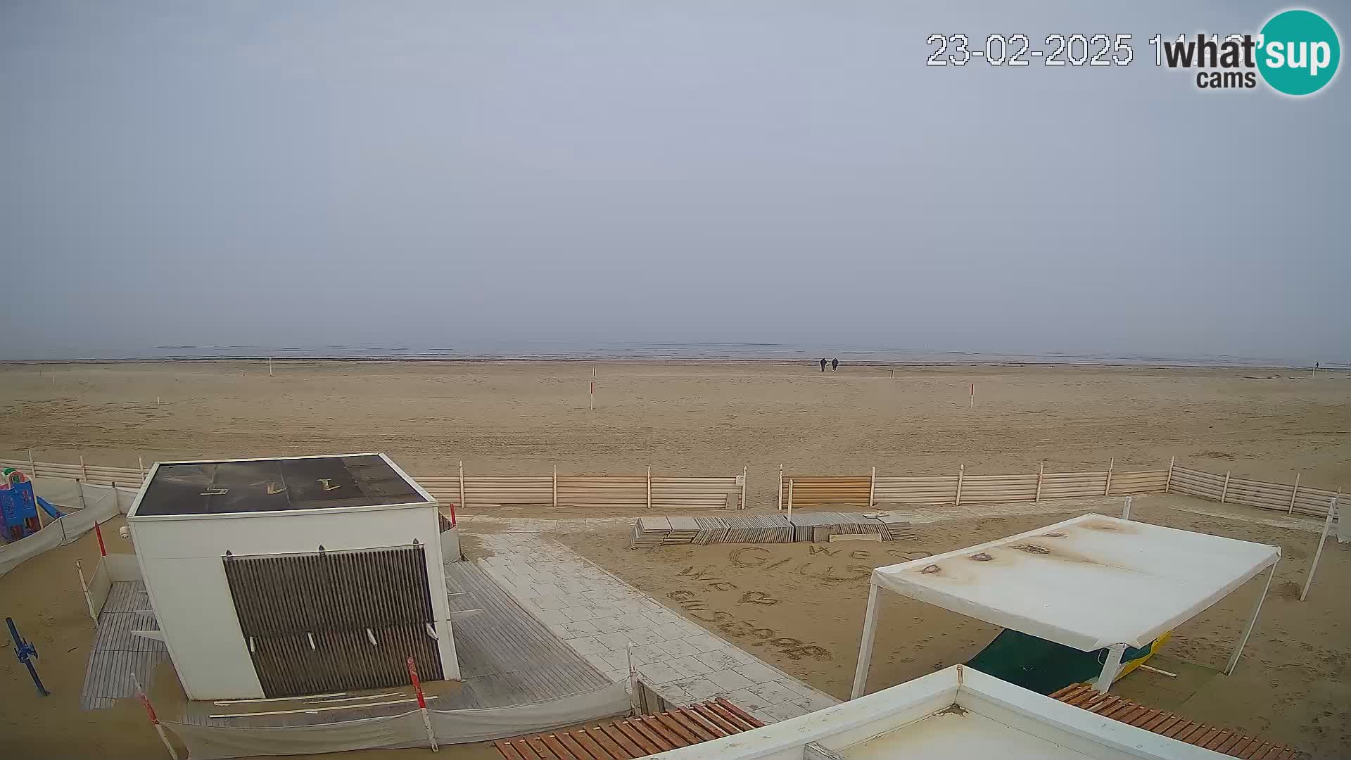 Live webcam Riccione Strand – Bagni Oreste spiaggia 115 – Italien