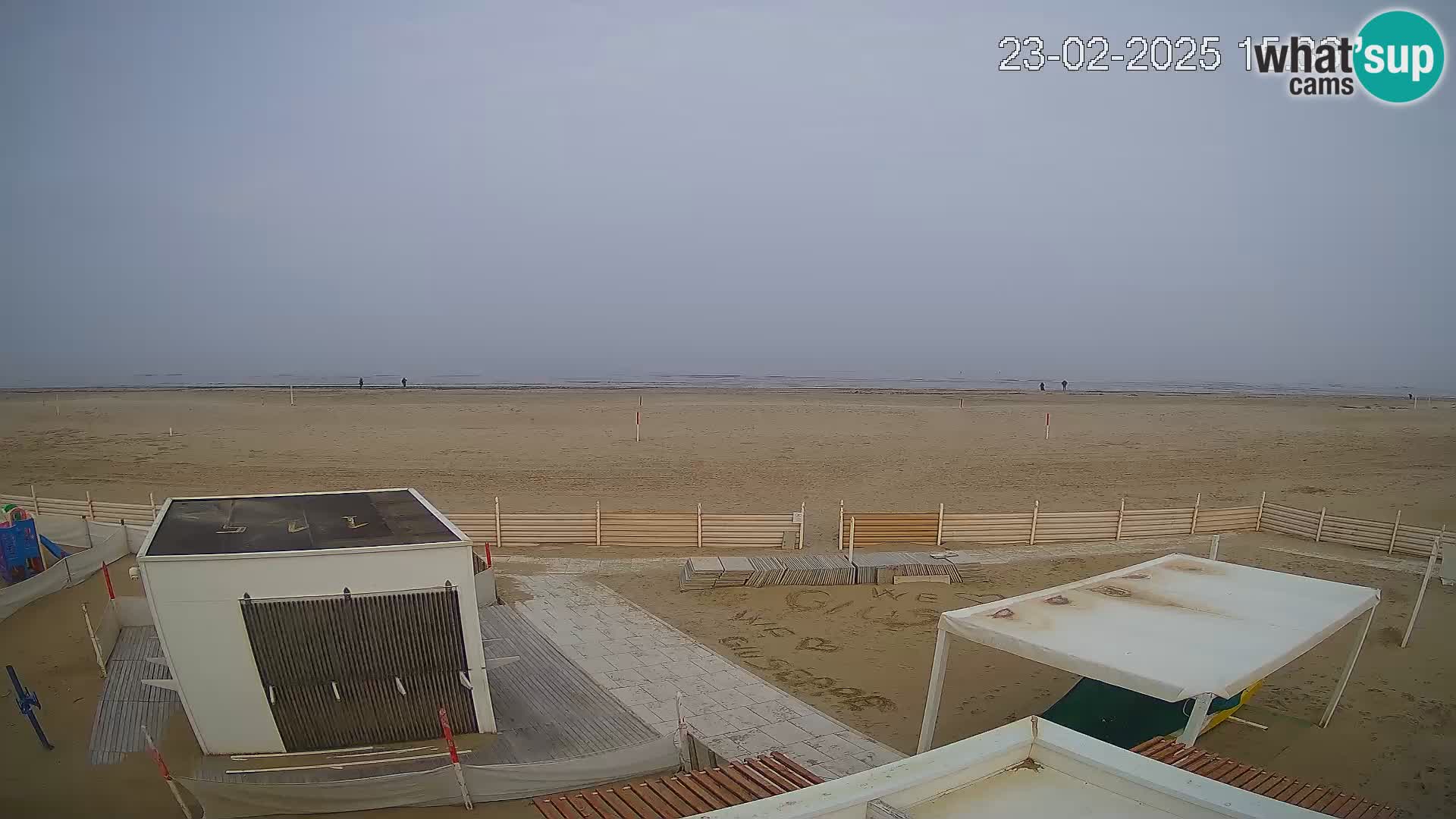 Live webcam Riccione Strand – Bagni Oreste spiaggia 115 – Italien