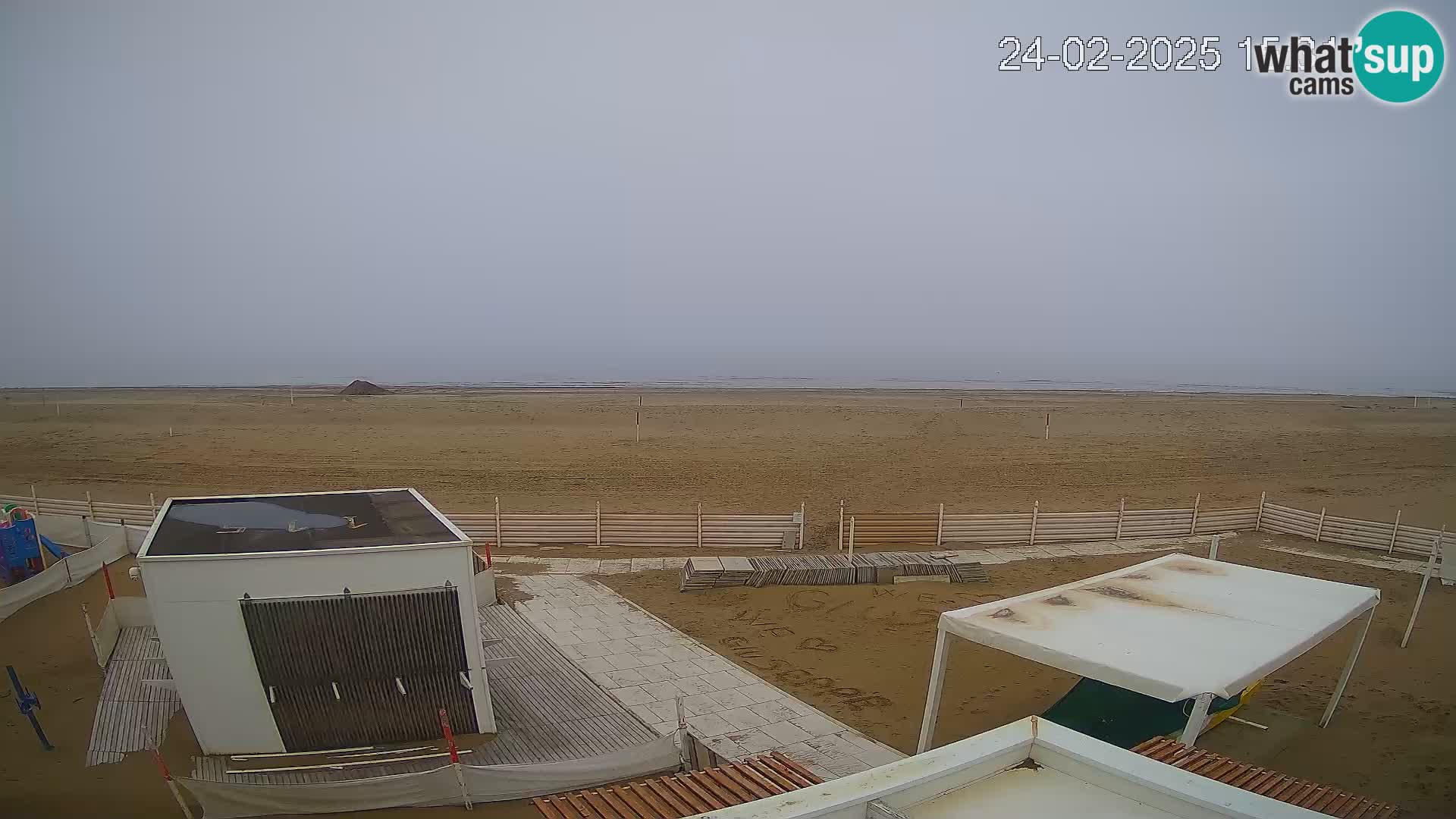 Webcam Riccione plage – Bagni Oreste spiaggia 115 – Italie