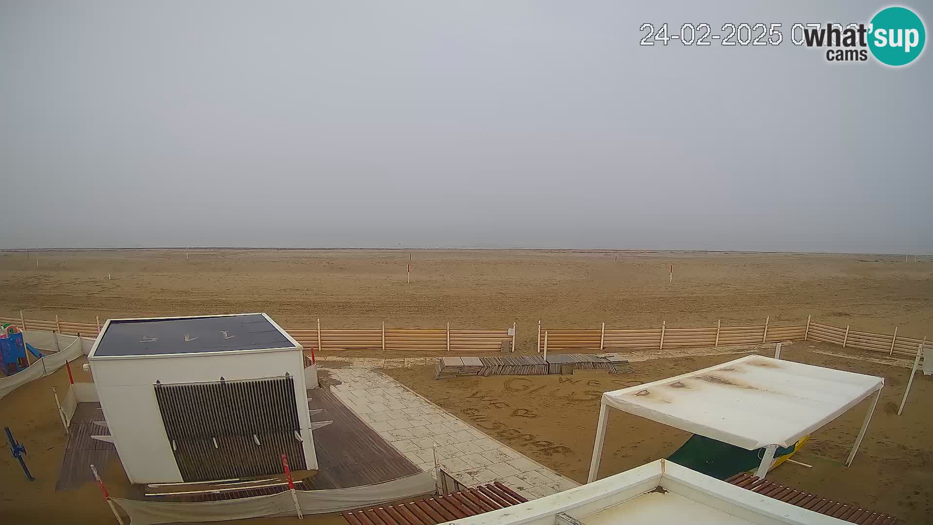 Webcam Riccione plage – Bagni Oreste spiaggia 115 – Italie