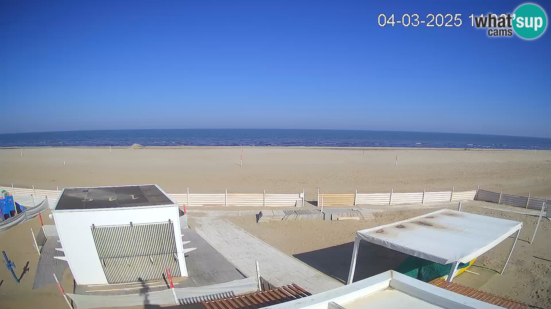 Camera en vivo playa Riccione – Bagni Oreste spiaggia 115 – Italia