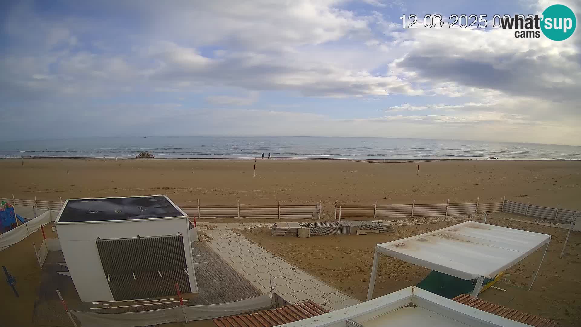 Live webcam Riccione Strand – Bagni Oreste spiaggia 115 – Italien