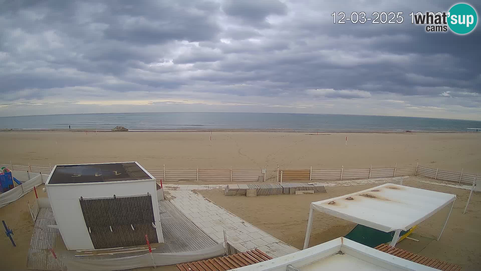 Webcam Riccione plage – Bagni Oreste spiaggia 115 – Italie