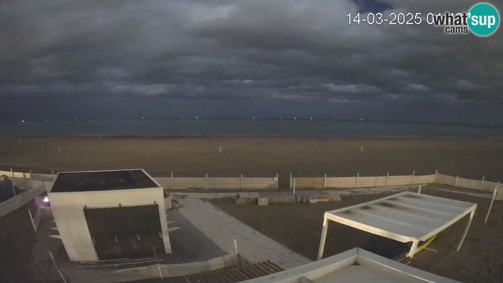 Live webcam Riccione Strand – Bagni Oreste spiaggia 115 – Italien