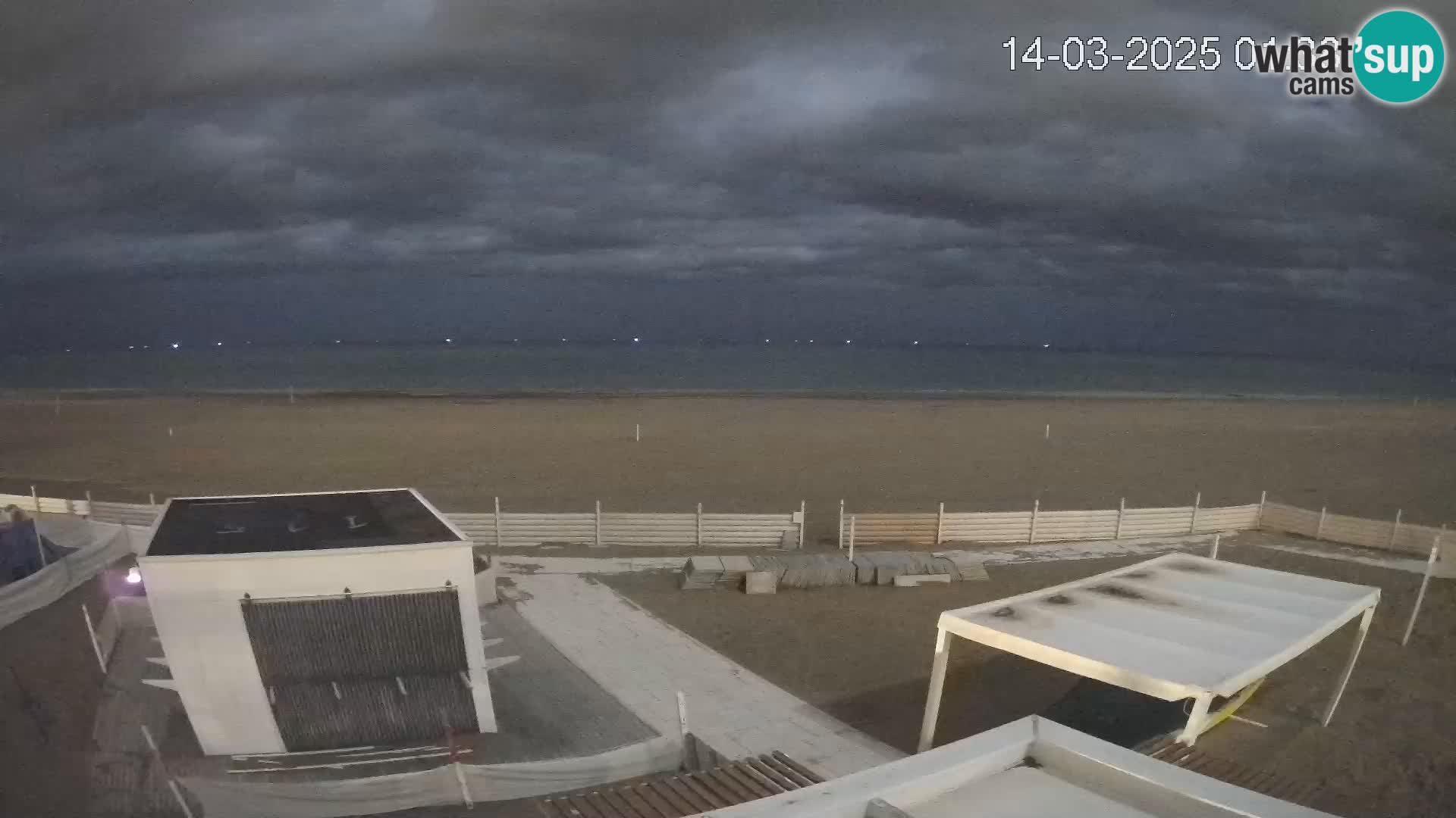 Live webcam Riccione Strand – Bagni Oreste spiaggia 115 – Italien