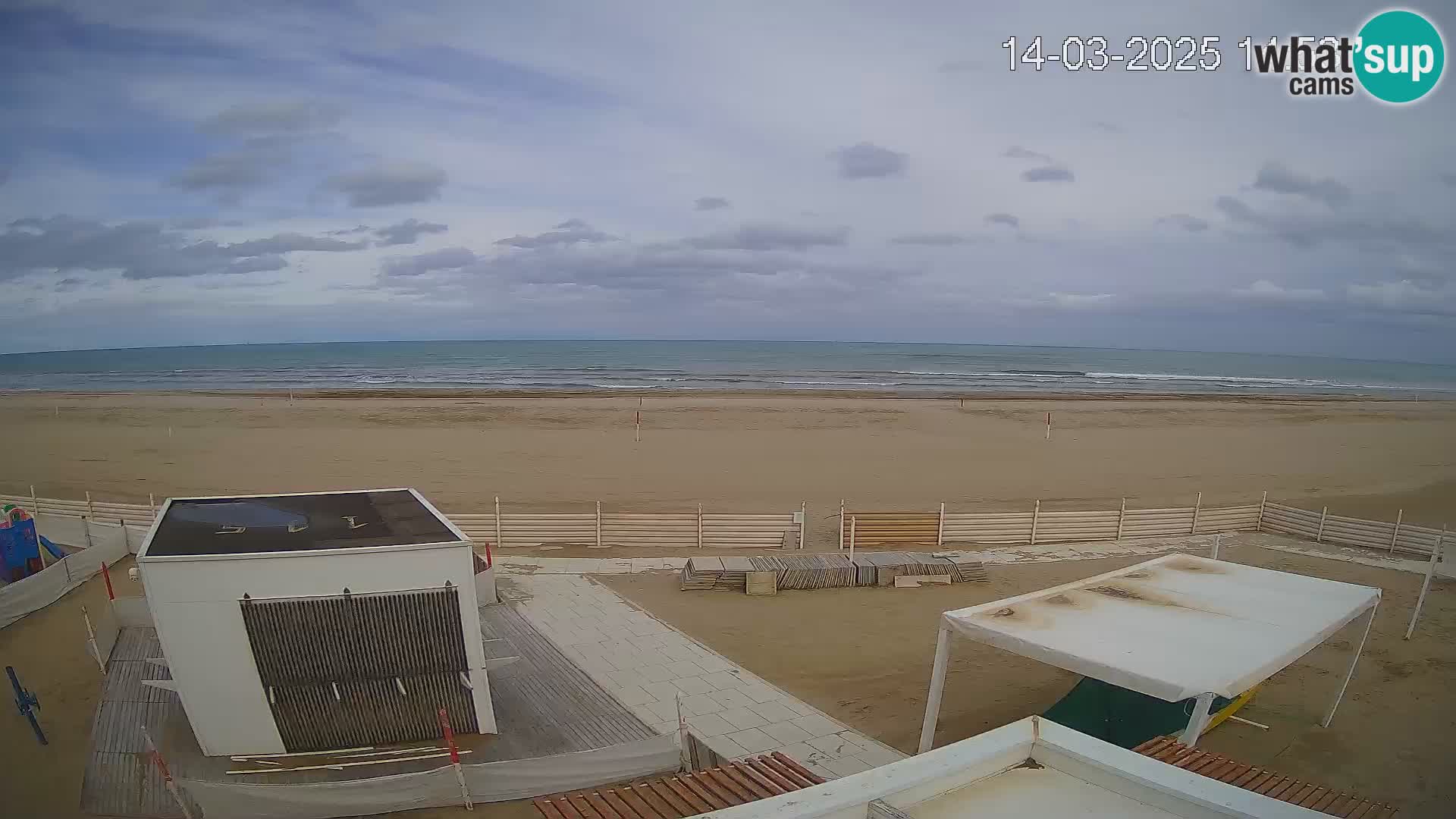 Webcam Riccione plage – Bagni Oreste spiaggia 115 – Italie