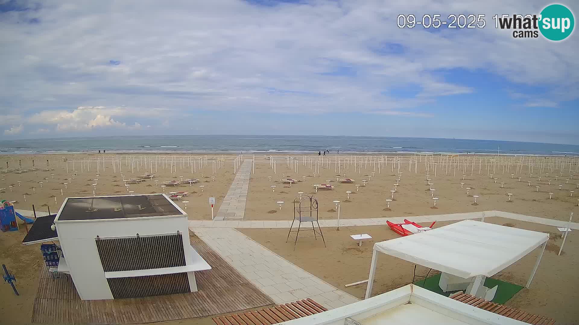 Live webcam Riccione – Bagni Oreste spiaggia 115