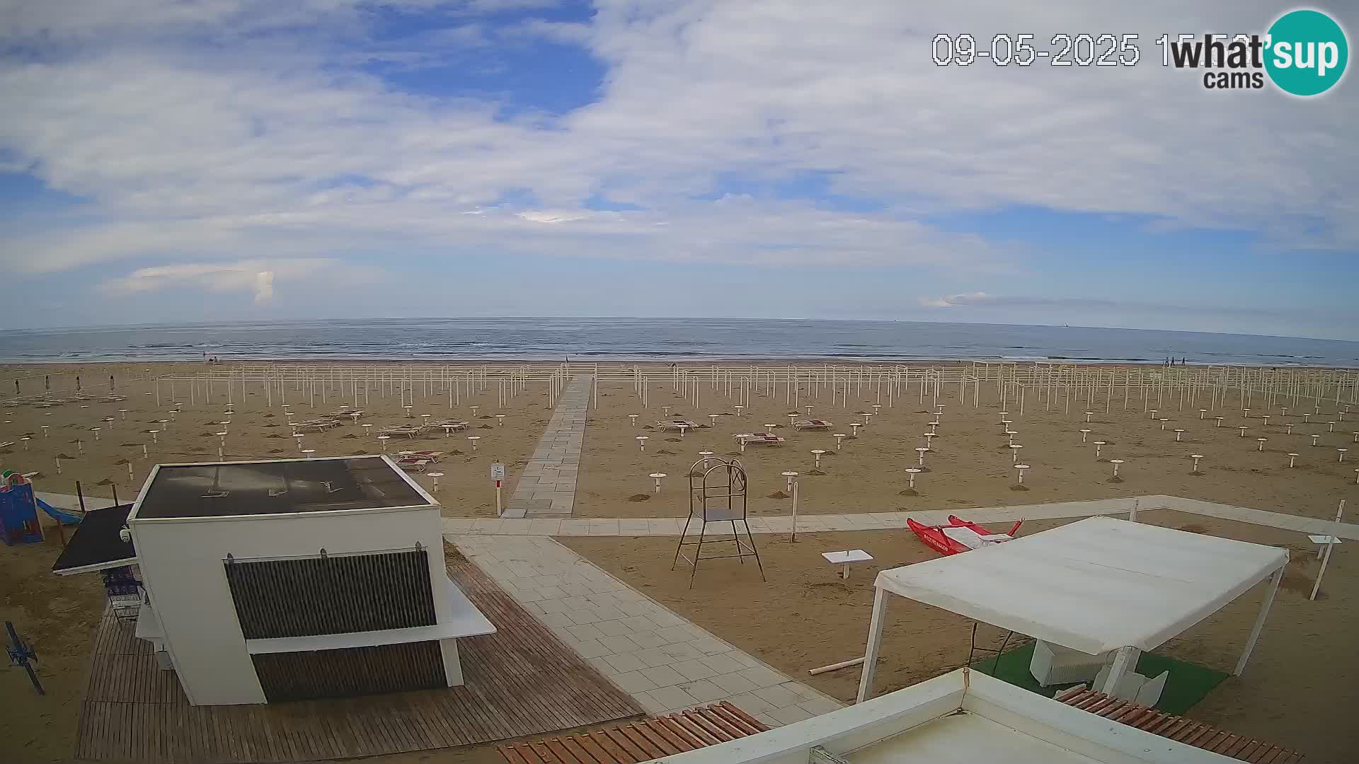 Live webcam Riccione beach – Bagni Oreste spiaggia 115