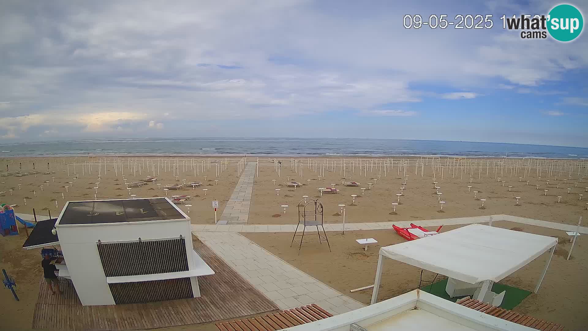 Live webcam Riccione beach – Bagni Oreste spiaggia 115