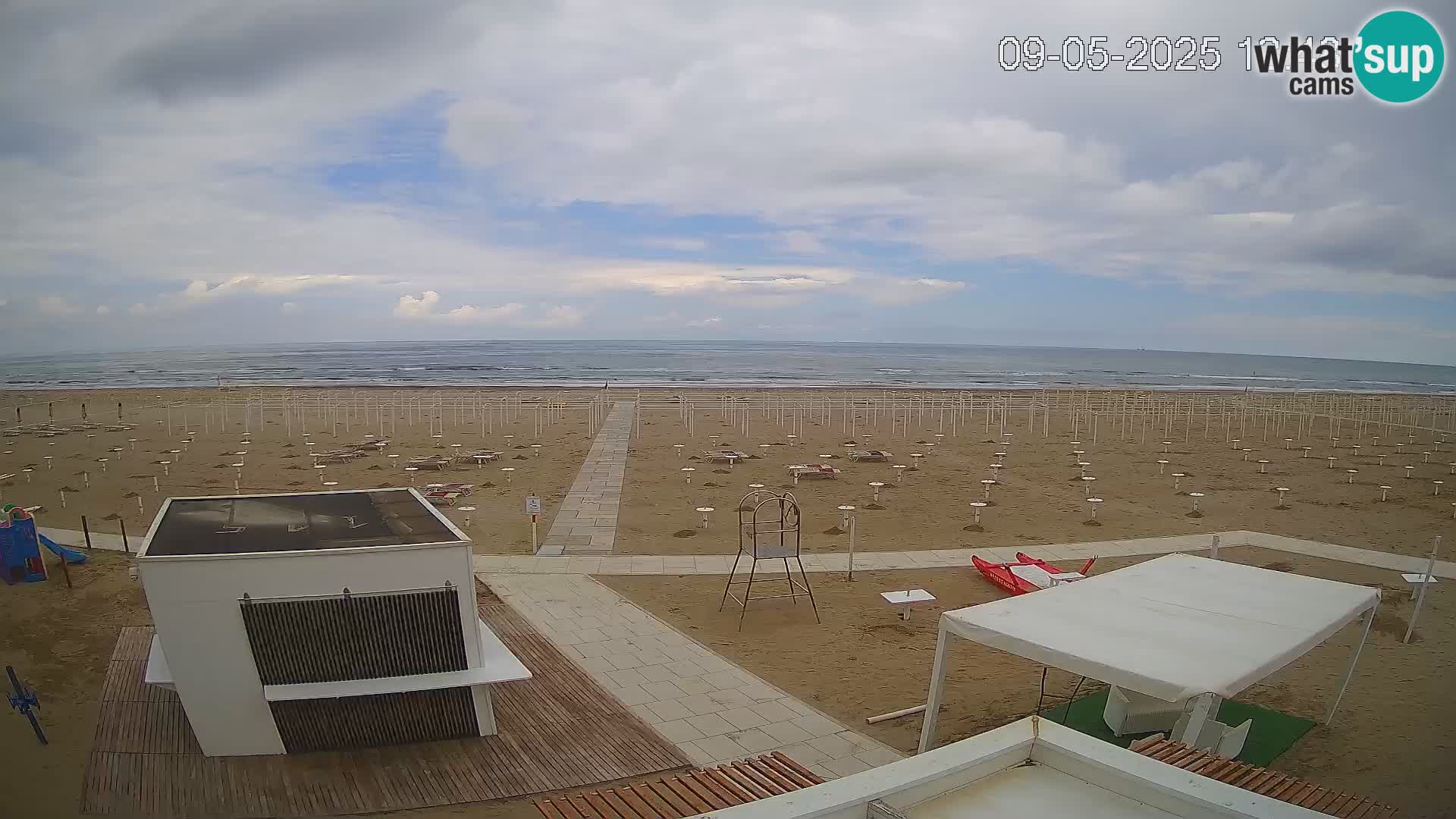 Web kamera plaža Riccione – Bagni Oreste spiaggia 115 – Italija