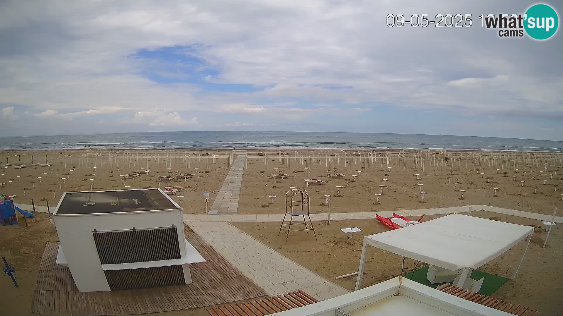 Web kamera plaža Riccione – Bagni Oreste spiaggia 115 – Italija