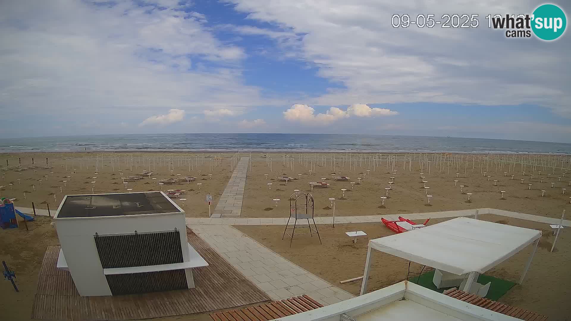 Live webcam Riccione – Bagni Oreste spiaggia 115