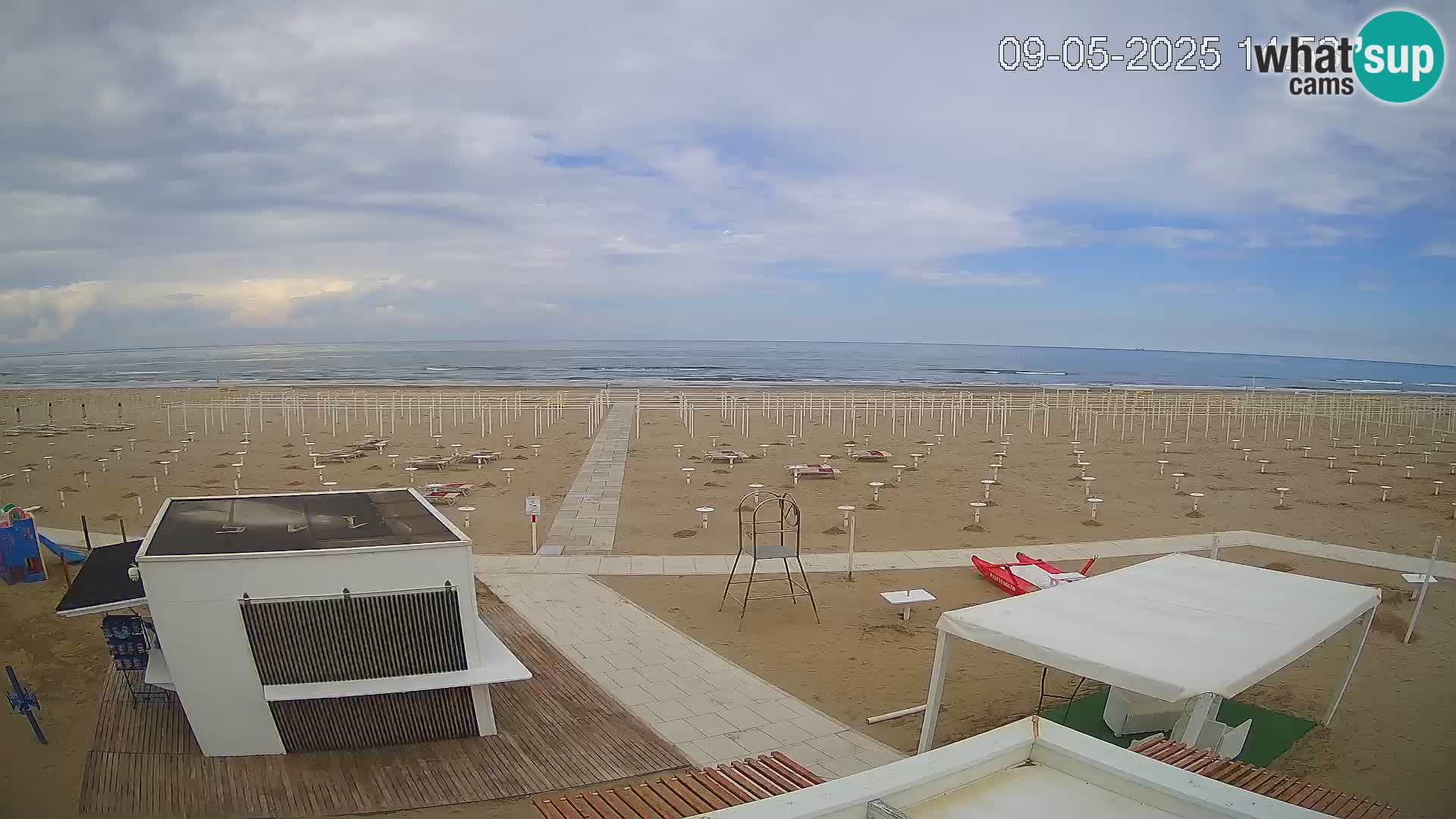 Live webcam Riccione beach – Bagni Oreste spiaggia 115