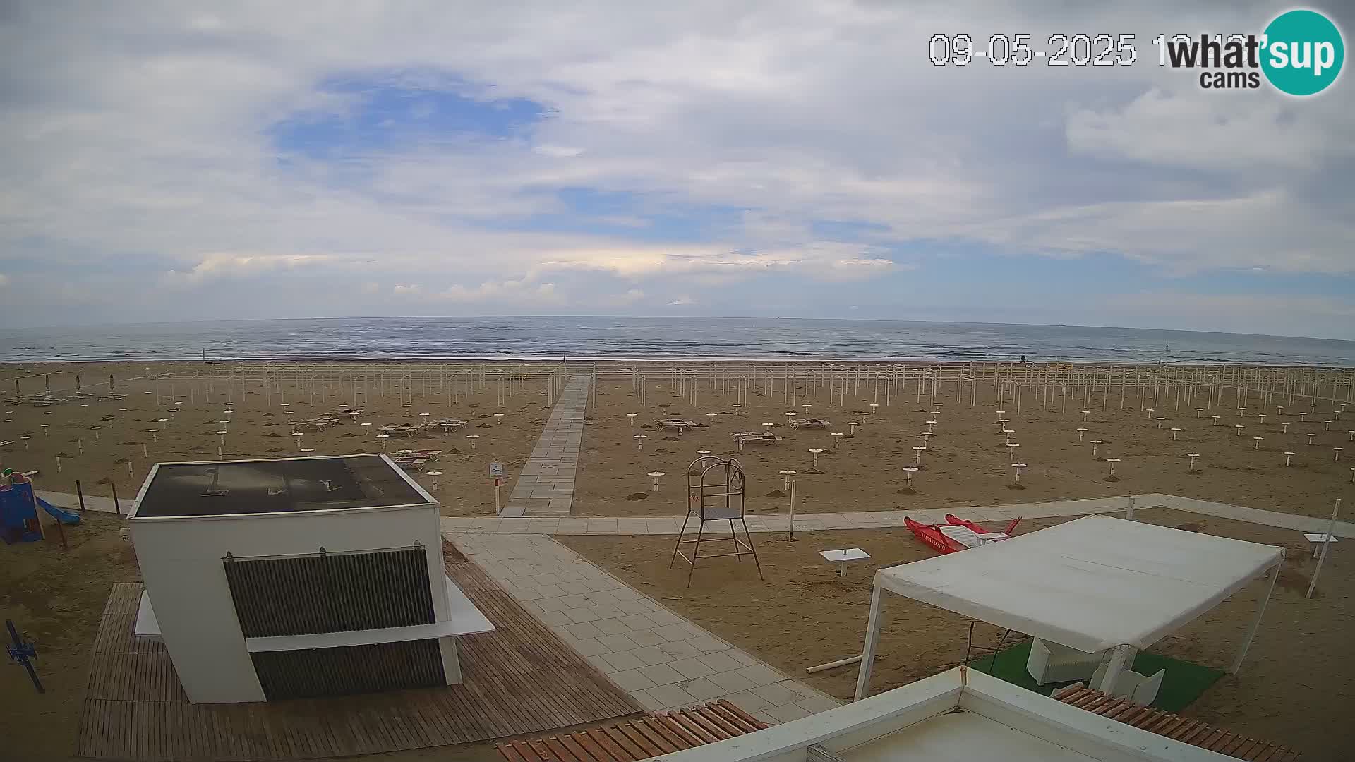 Spletna kamera plaža Riccione – Bagni Oreste spiaggia 115 – Italija
