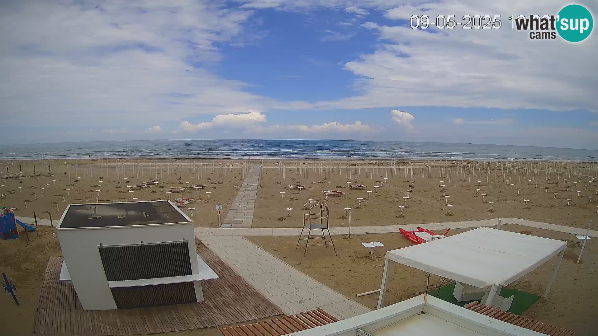 Live webcam Riccione beach – Bagni Oreste spiaggia 115