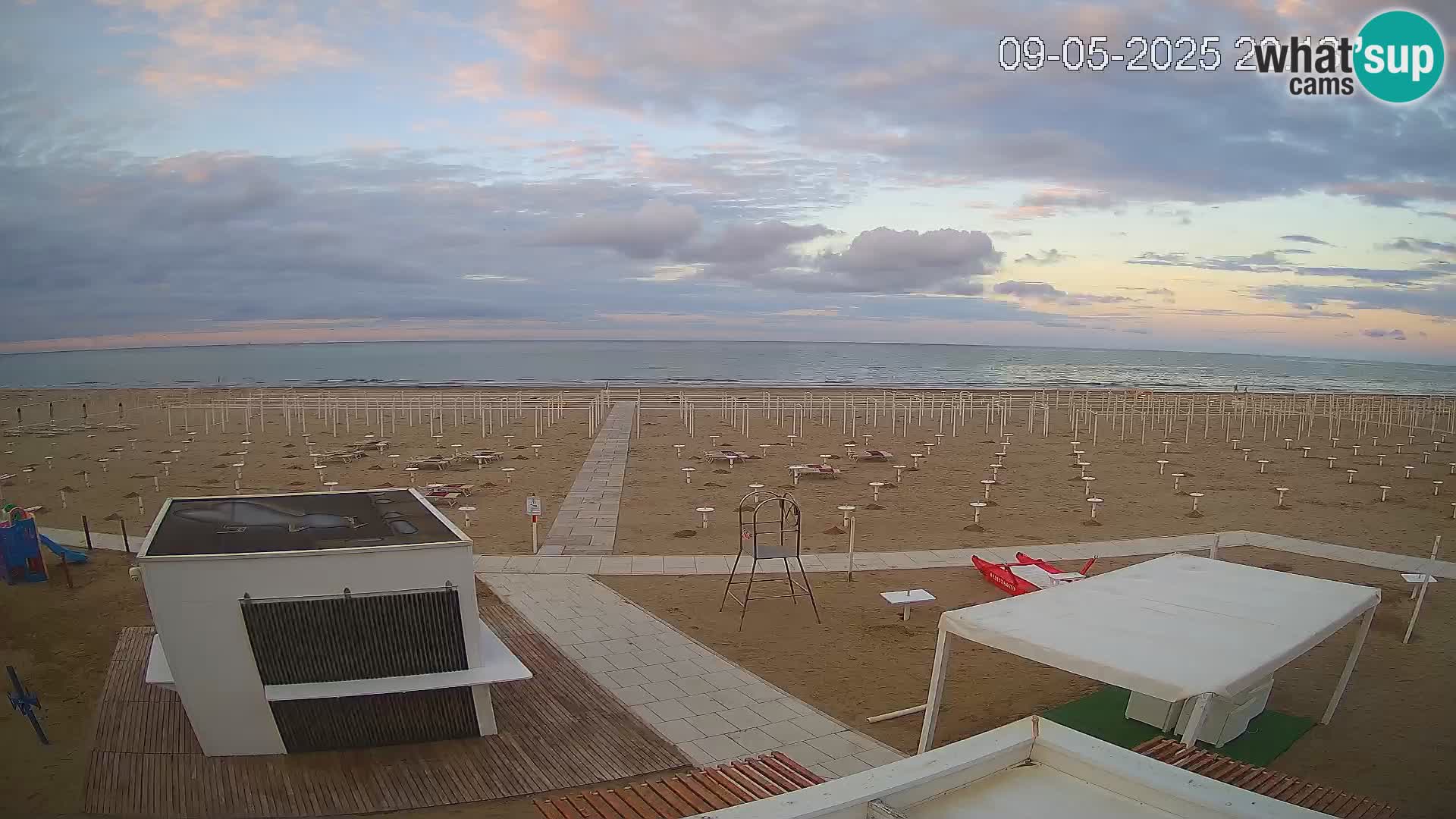 Camera en vivo playa Riccione – Bagni Oreste spiaggia 115 – Italia