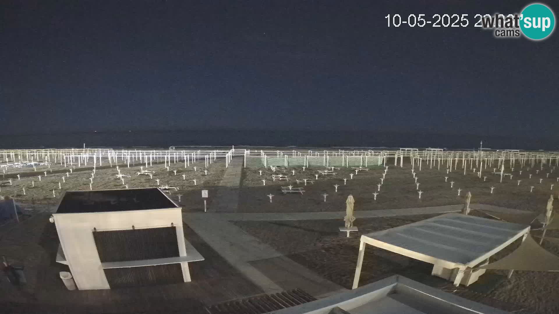 Webcam Riccione plage – Bagni Oreste spiaggia 115 – Italie