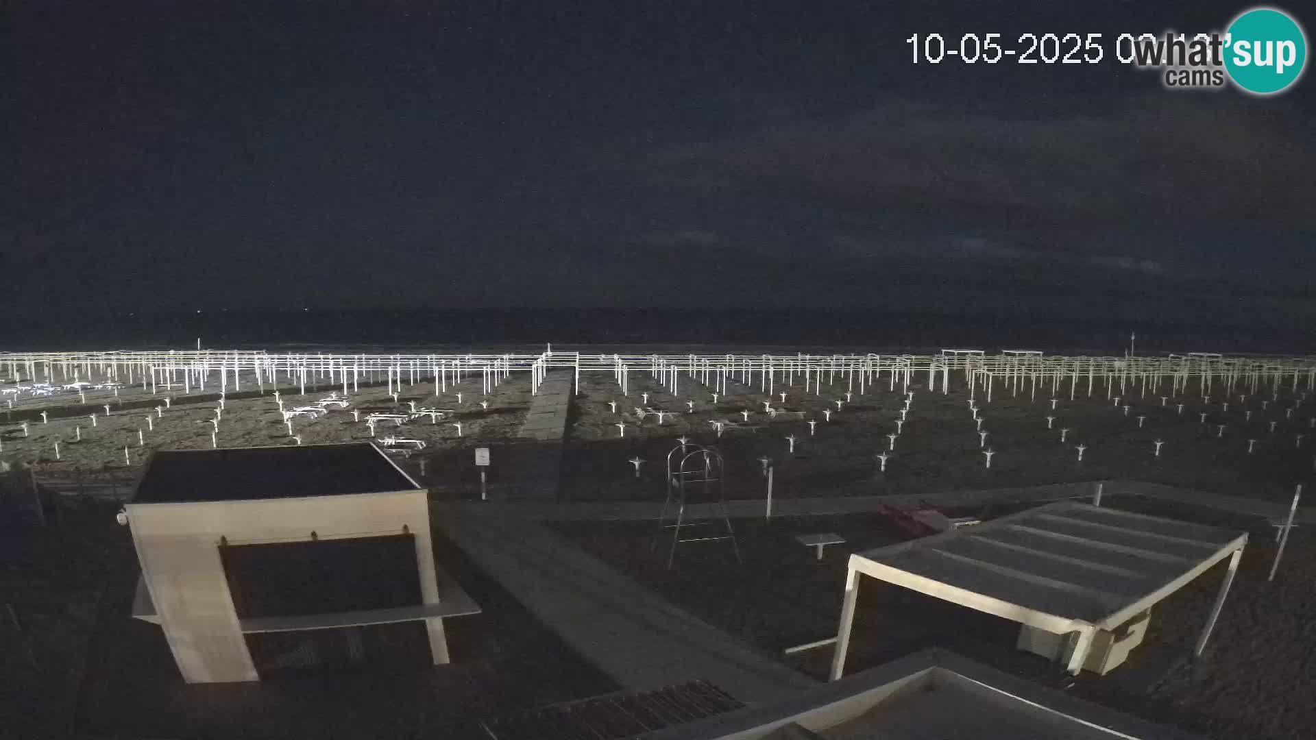 Spletna kamera plaža Riccione – Bagni Oreste spiaggia 115 – Italija