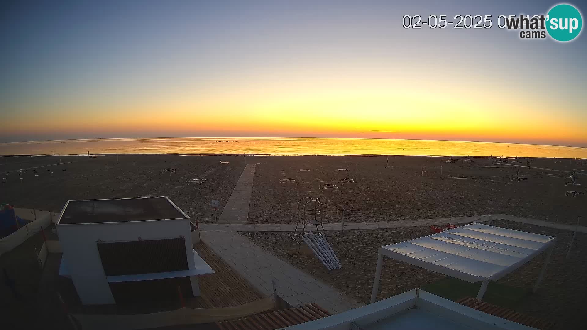 Live webcam Riccione beach – Bagni Oreste spiaggia 115