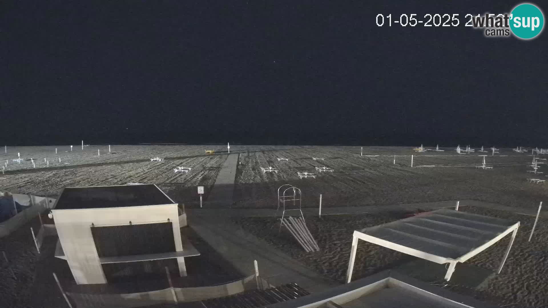 Webcam Riccione plage – Bagni Oreste spiaggia 115 – Italie