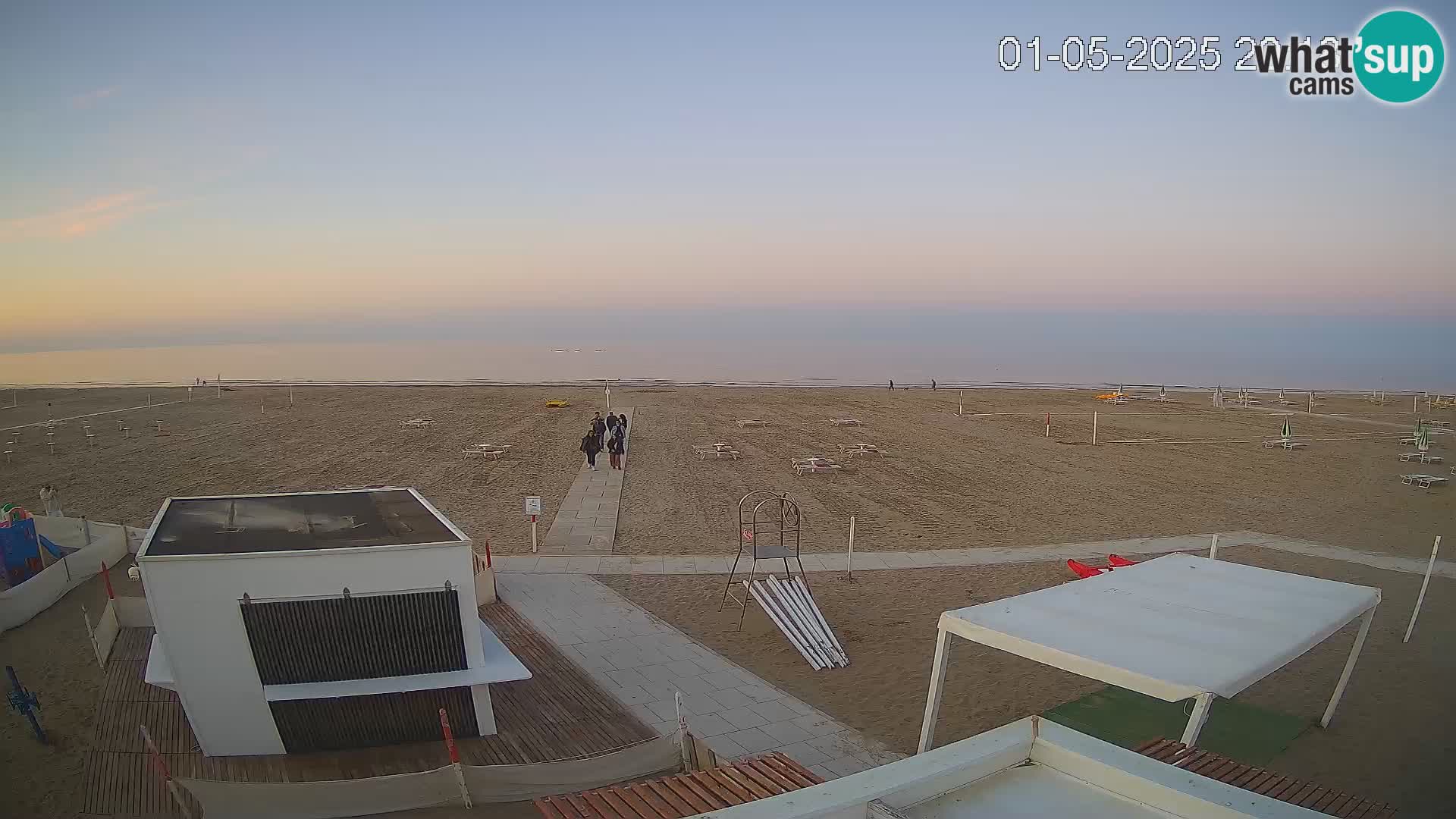 Web kamera plaža Riccione – Bagni Oreste spiaggia 115 – Italija