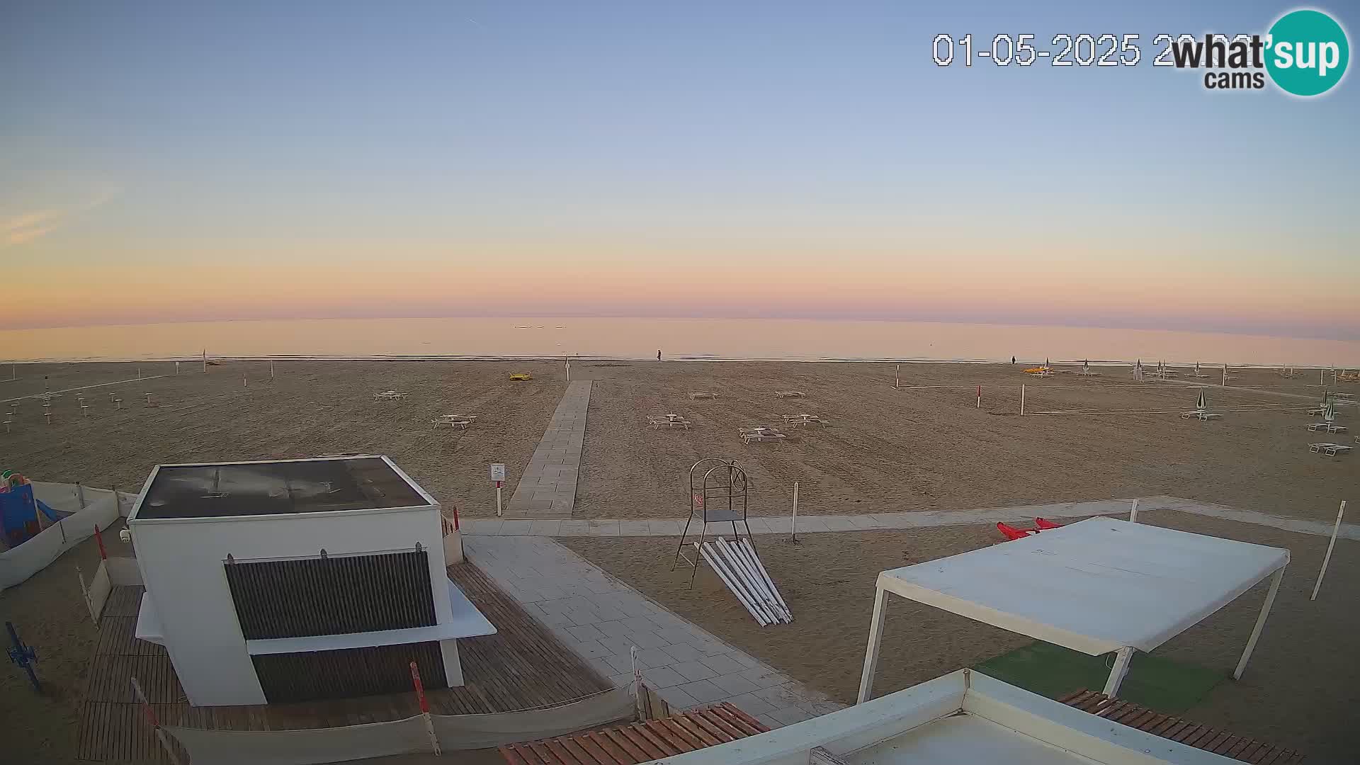 Camera en vivo playa Riccione – Bagni Oreste spiaggia 115 – Italia