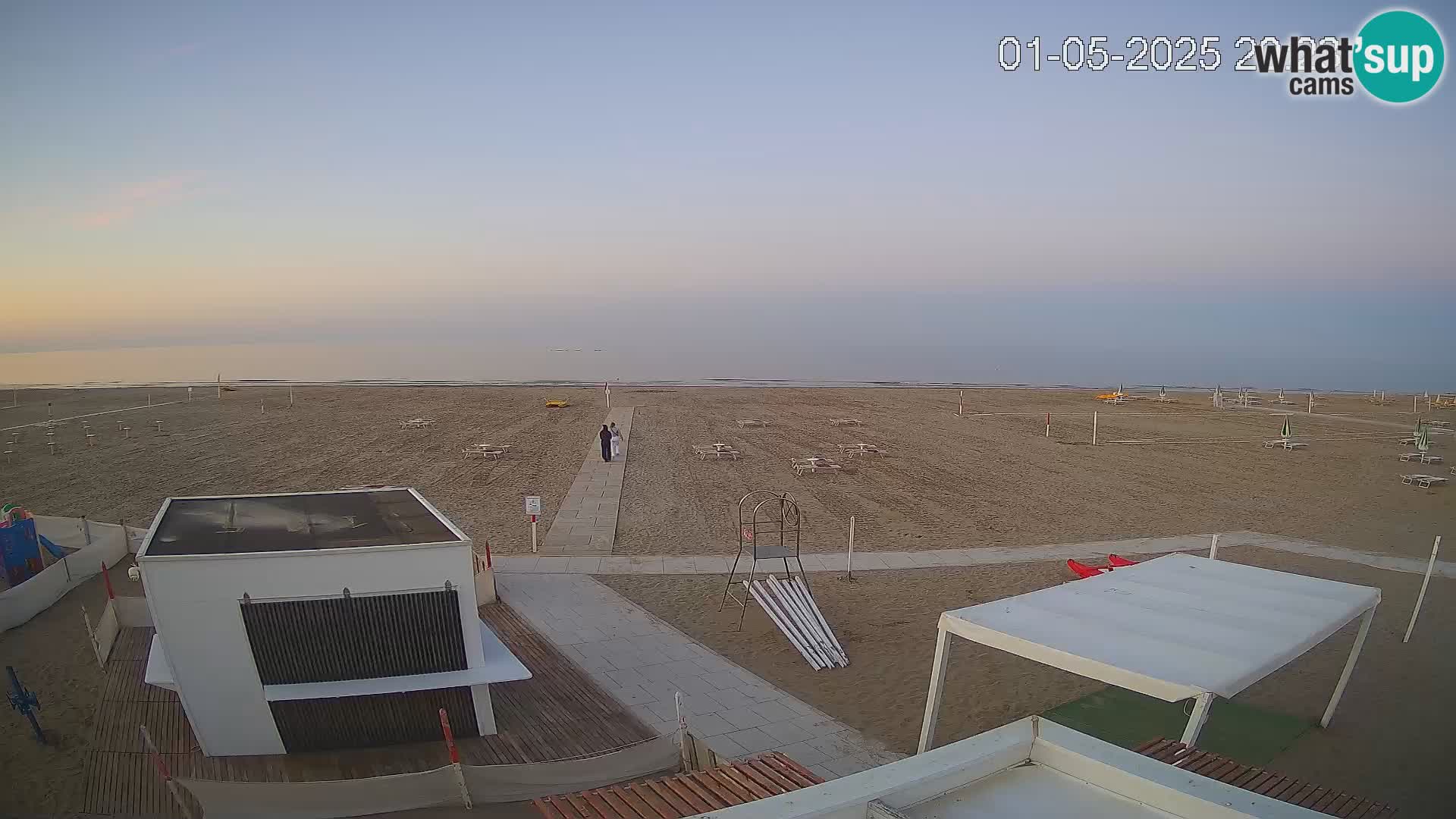 Web kamera plaža Riccione – Bagni Oreste spiaggia 115 – Italija