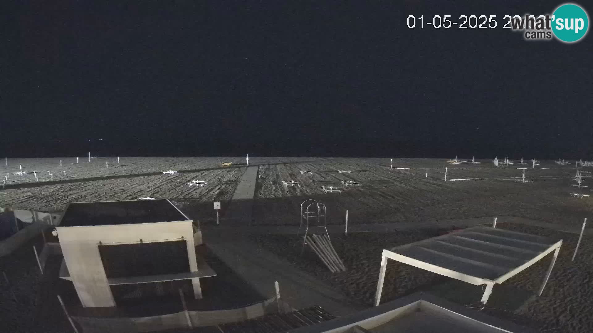 Webcam Riccione plage – Bagni Oreste spiaggia 115 – Italie