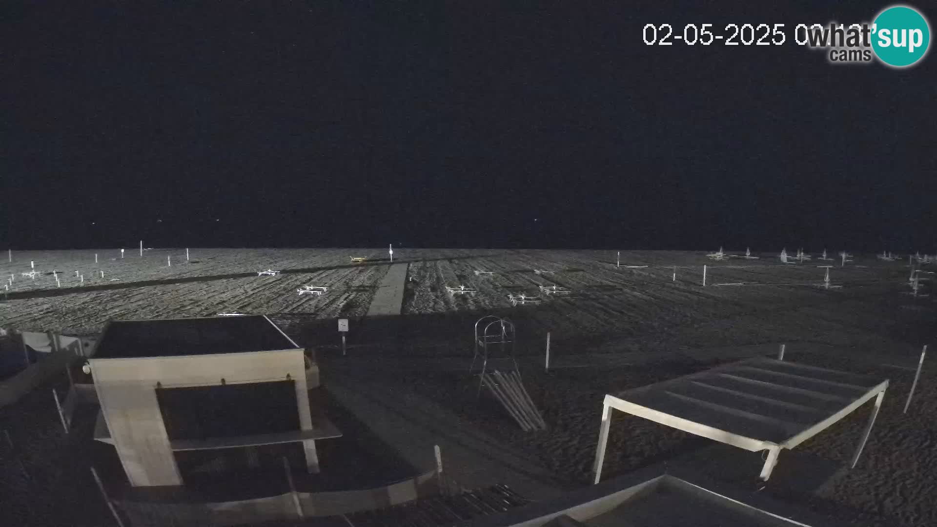 Live webcam Riccione Strand – Bagni Oreste spiaggia 115 – Italien