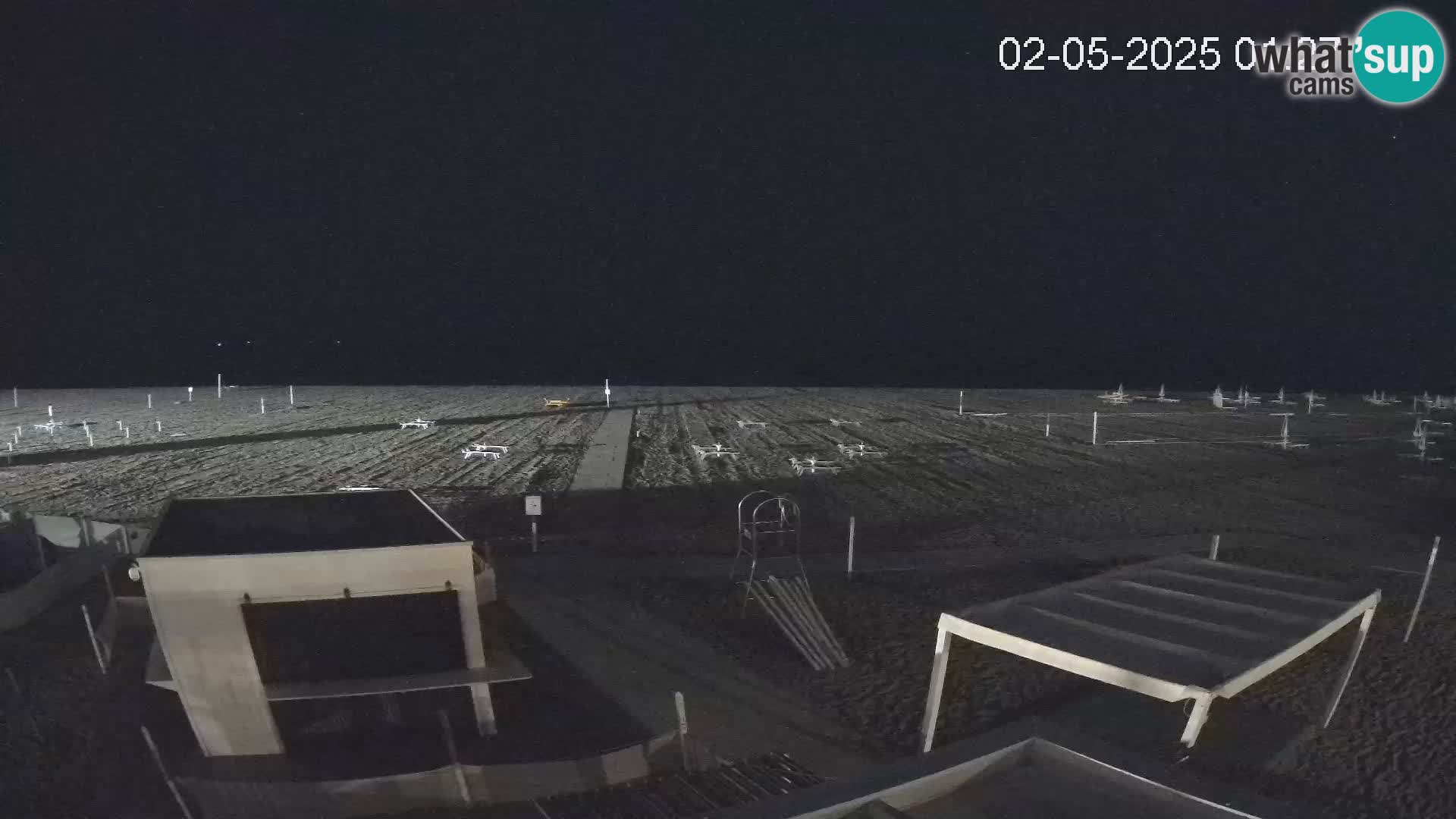 Webcam Riccione plage – Bagni Oreste spiaggia 115 – Italie