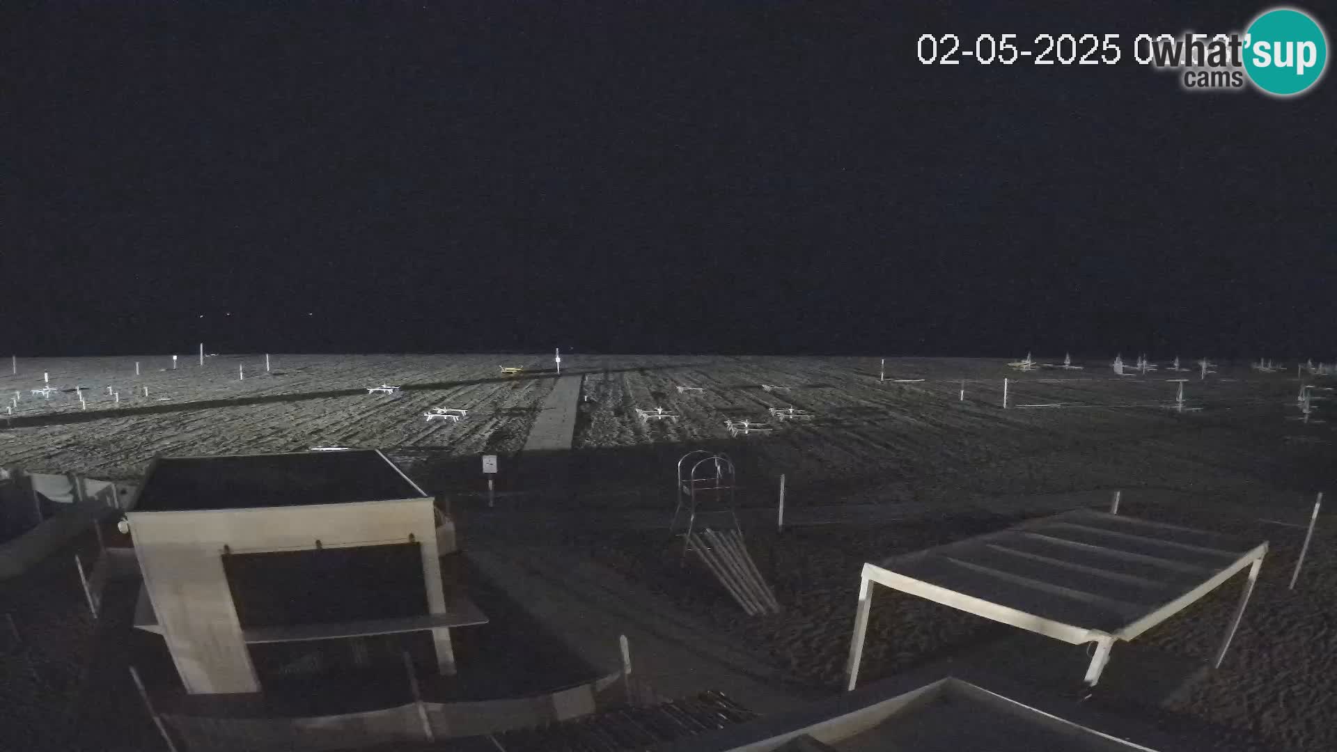 Webcam Riccione plage – Bagni Oreste spiaggia 115 – Italie