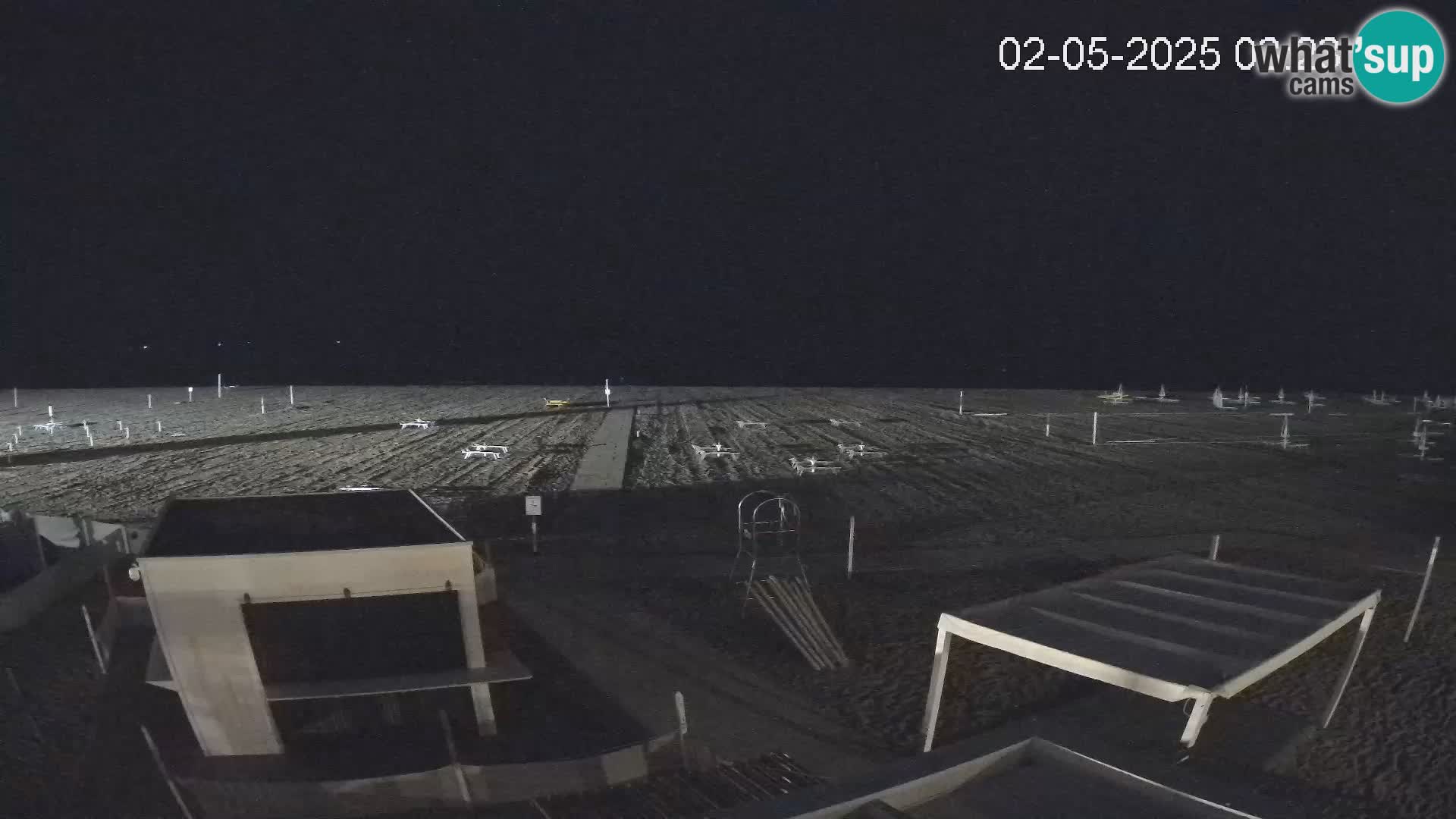 Webcam Riccione plage – Bagni Oreste spiaggia 115 – Italie