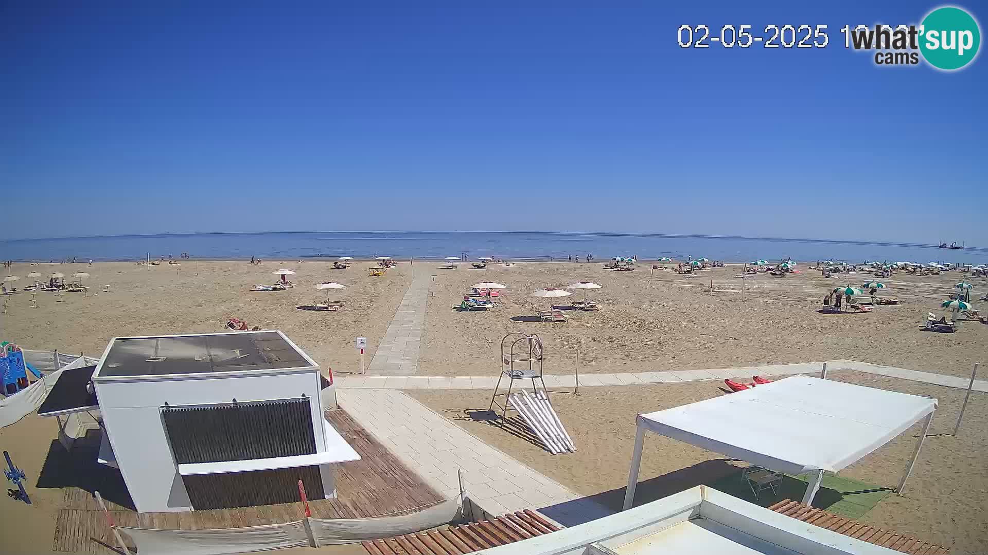 Live webcam Riccione beach – Bagni Oreste spiaggia 115