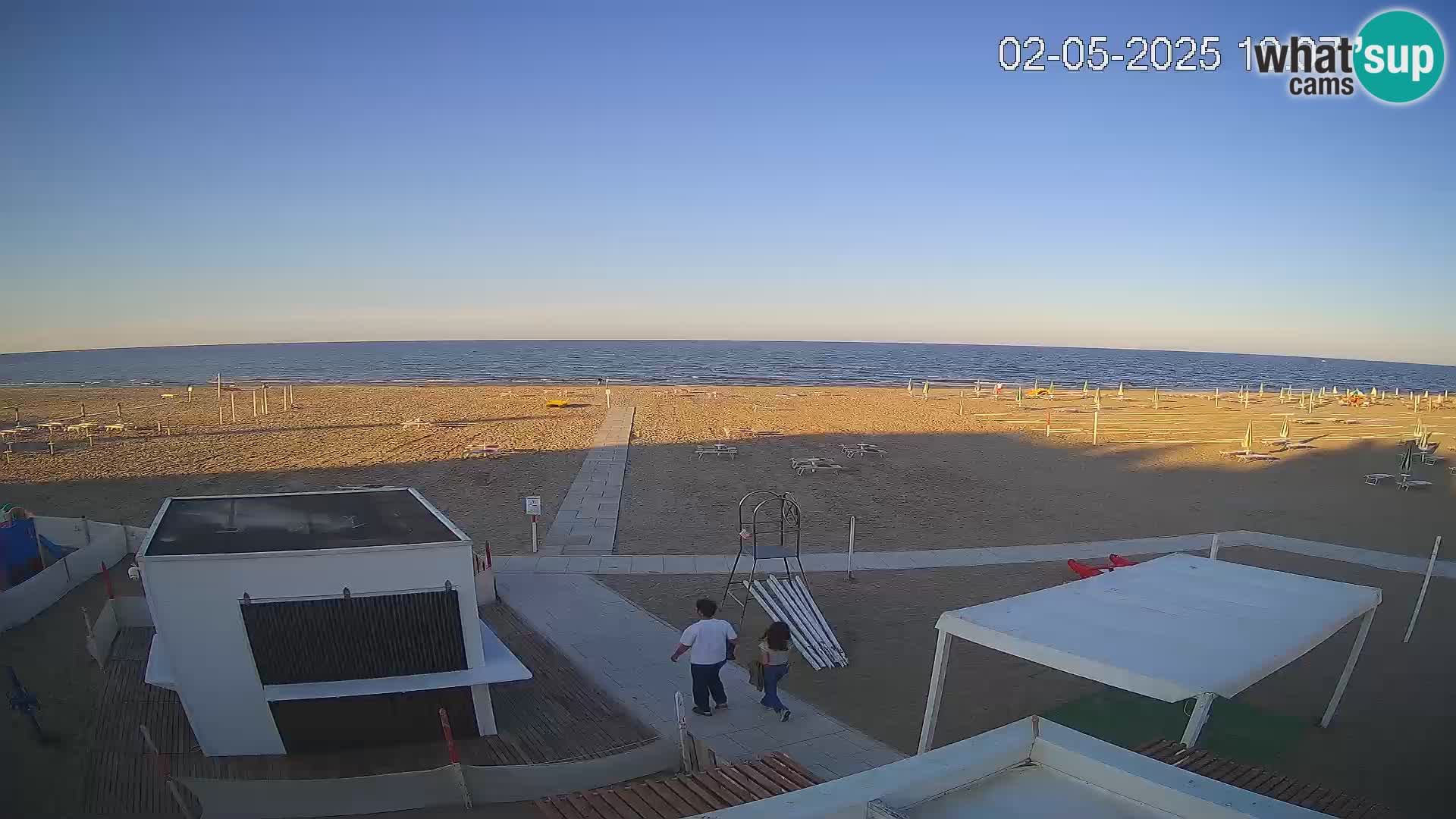 Camera en vivo playa Riccione – Bagni Oreste spiaggia 115 – Italia