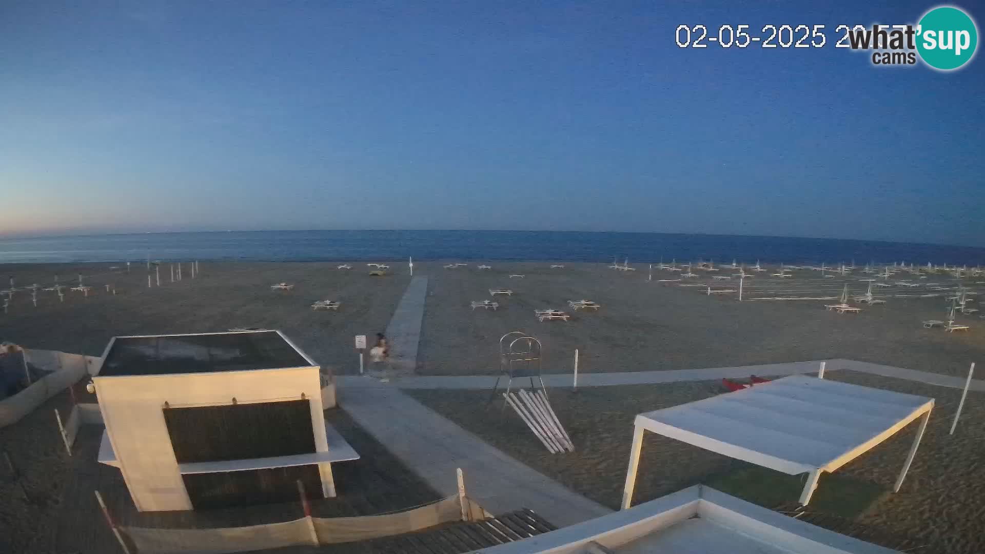 Live webcam Riccione beach – Bagni Oreste spiaggia 115