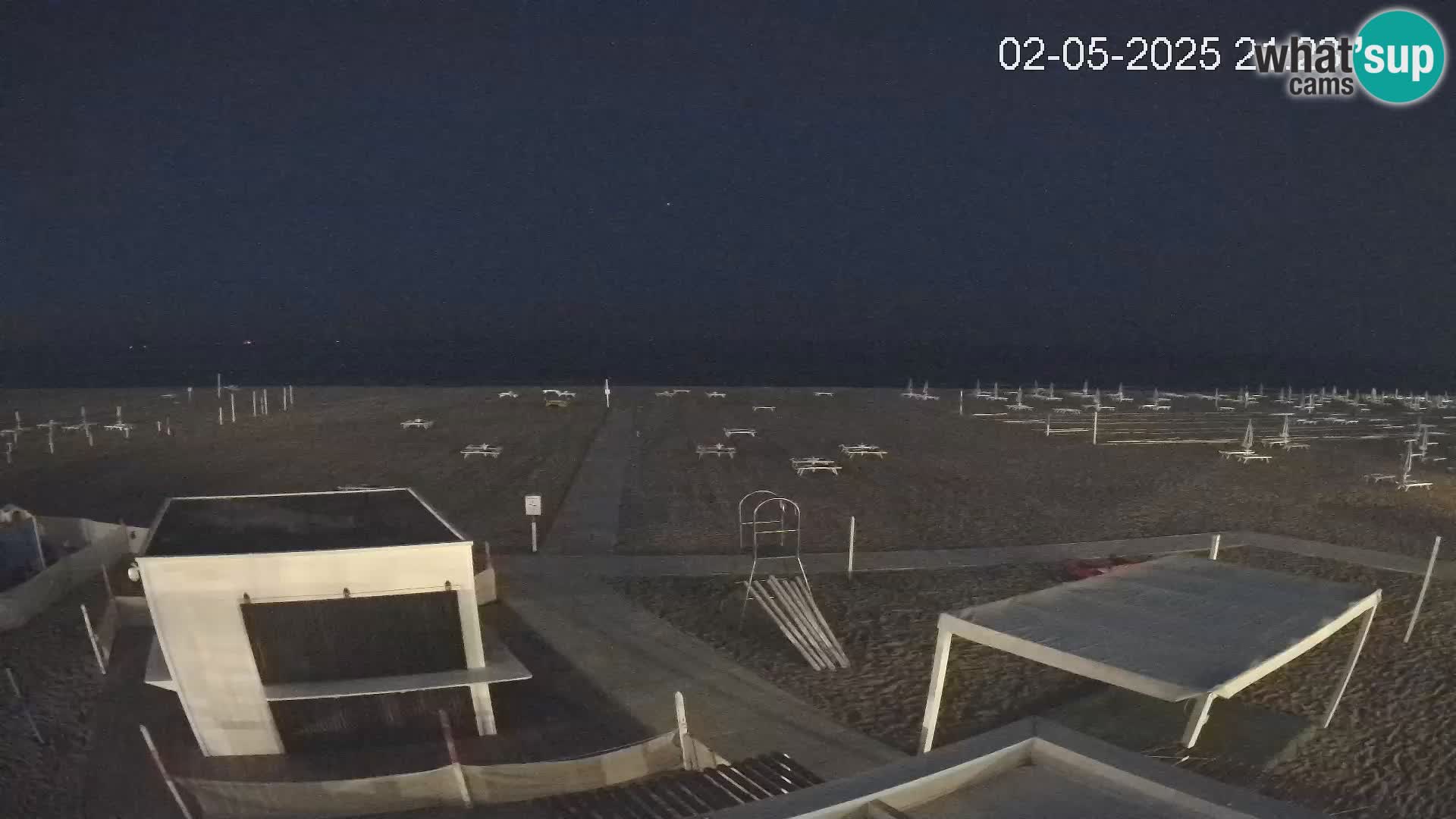 Spletna kamera plaža Riccione – Bagni Oreste spiaggia 115 – Italija