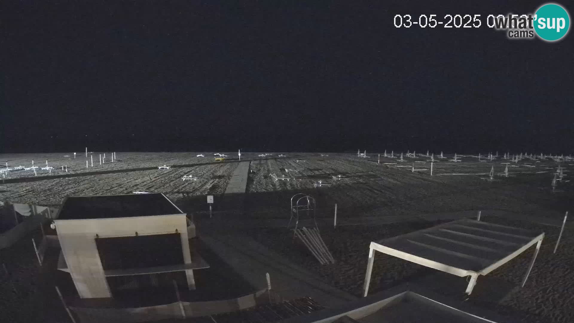 Live webcam Riccione Strand – Bagni Oreste spiaggia 115 – Italien