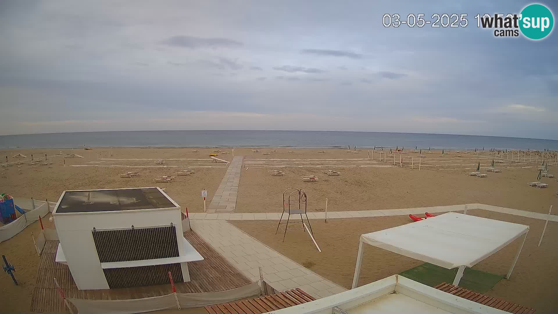 Live webcam Riccione beach – Bagni Oreste spiaggia 115